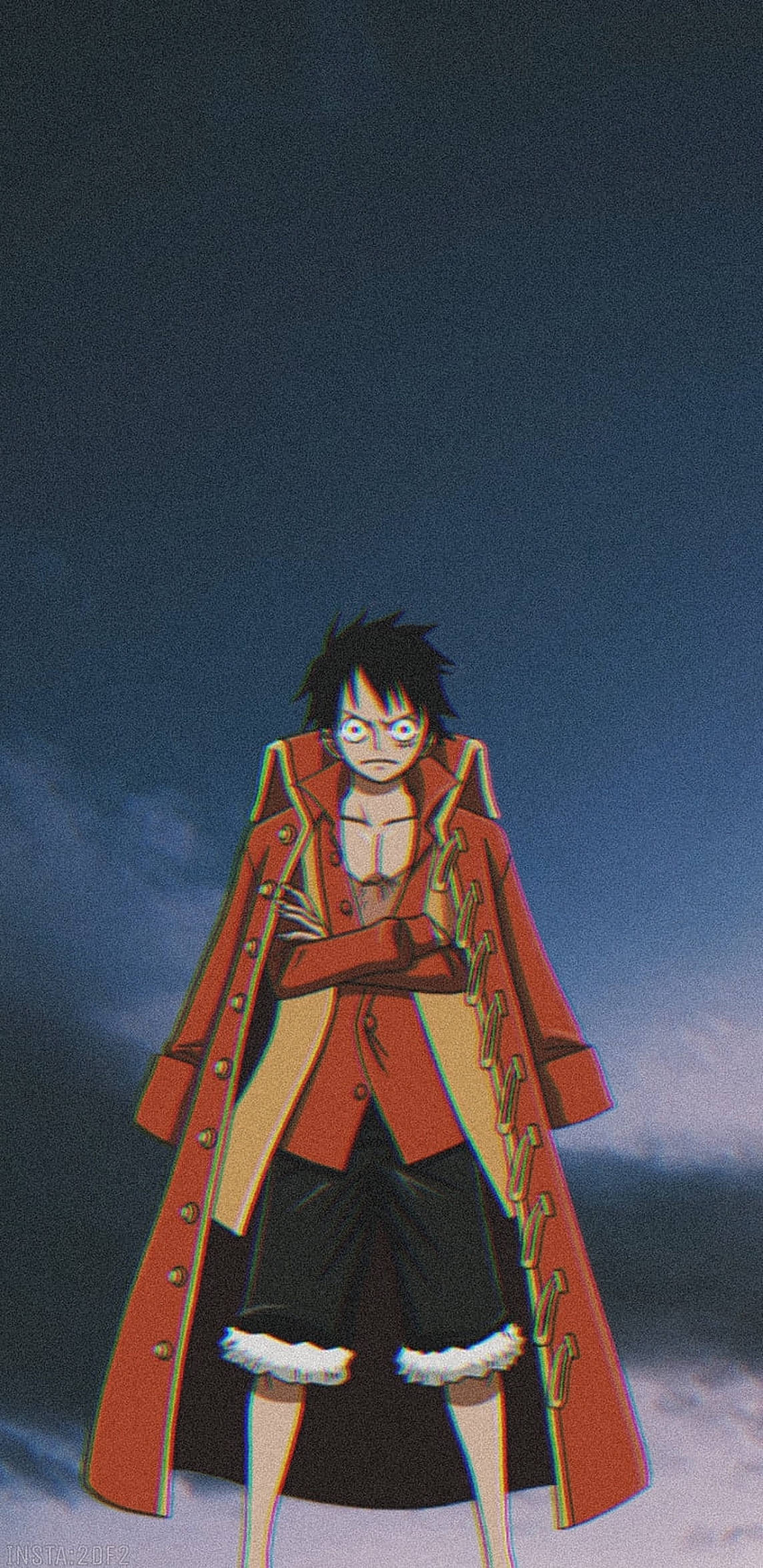 Ретро One Piece iPhone Тапет