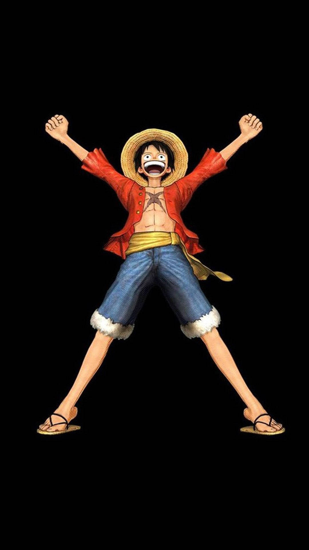 One Piece Мънки Д. Лъфи Тапет