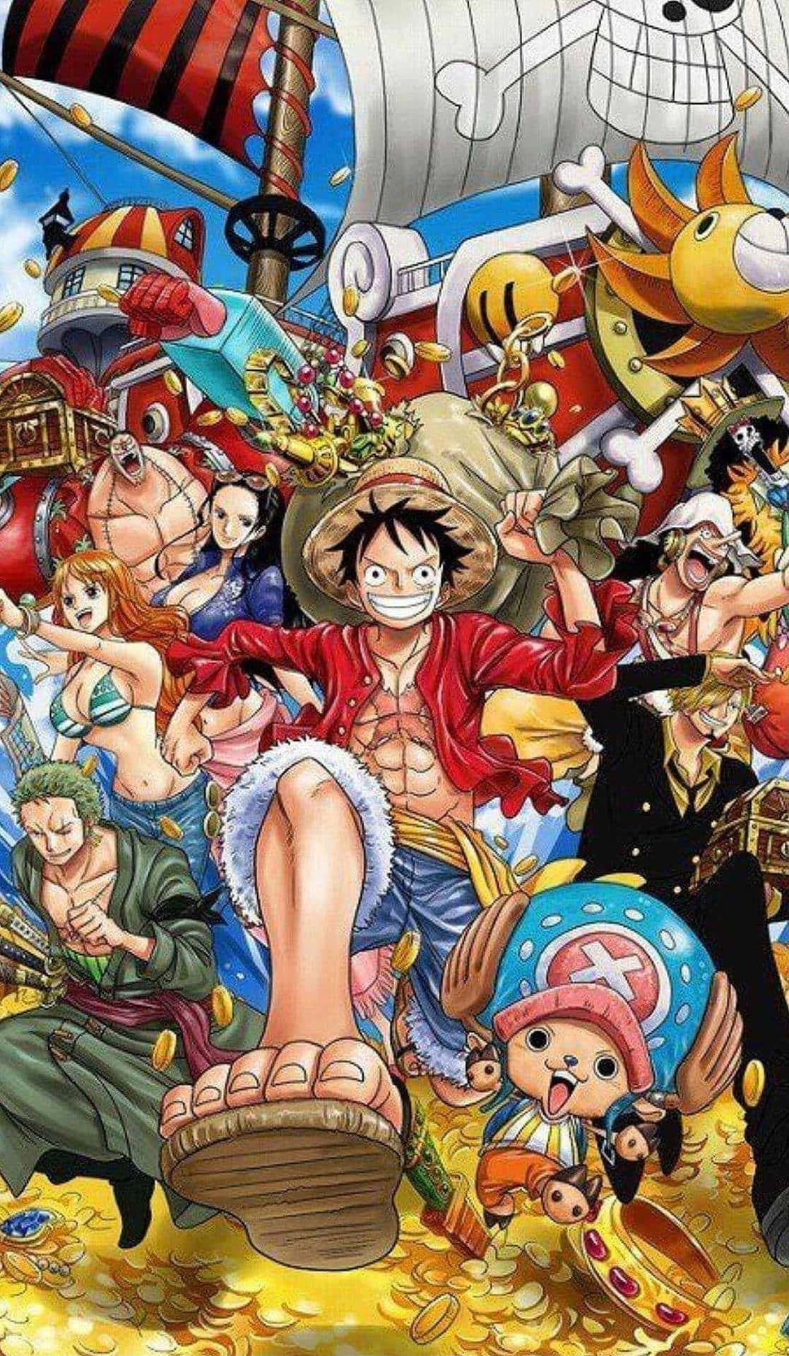 Снимка на Сламената шапка от One Piece Тапет