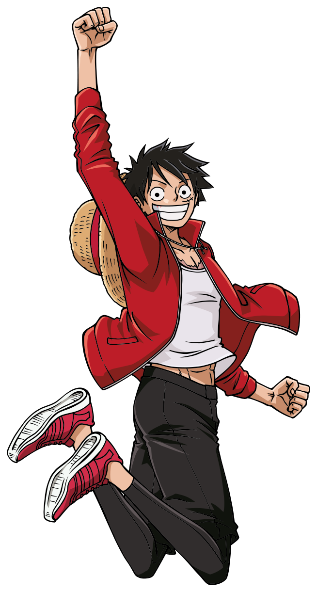 One Piece Луфи поза на победата Тапет