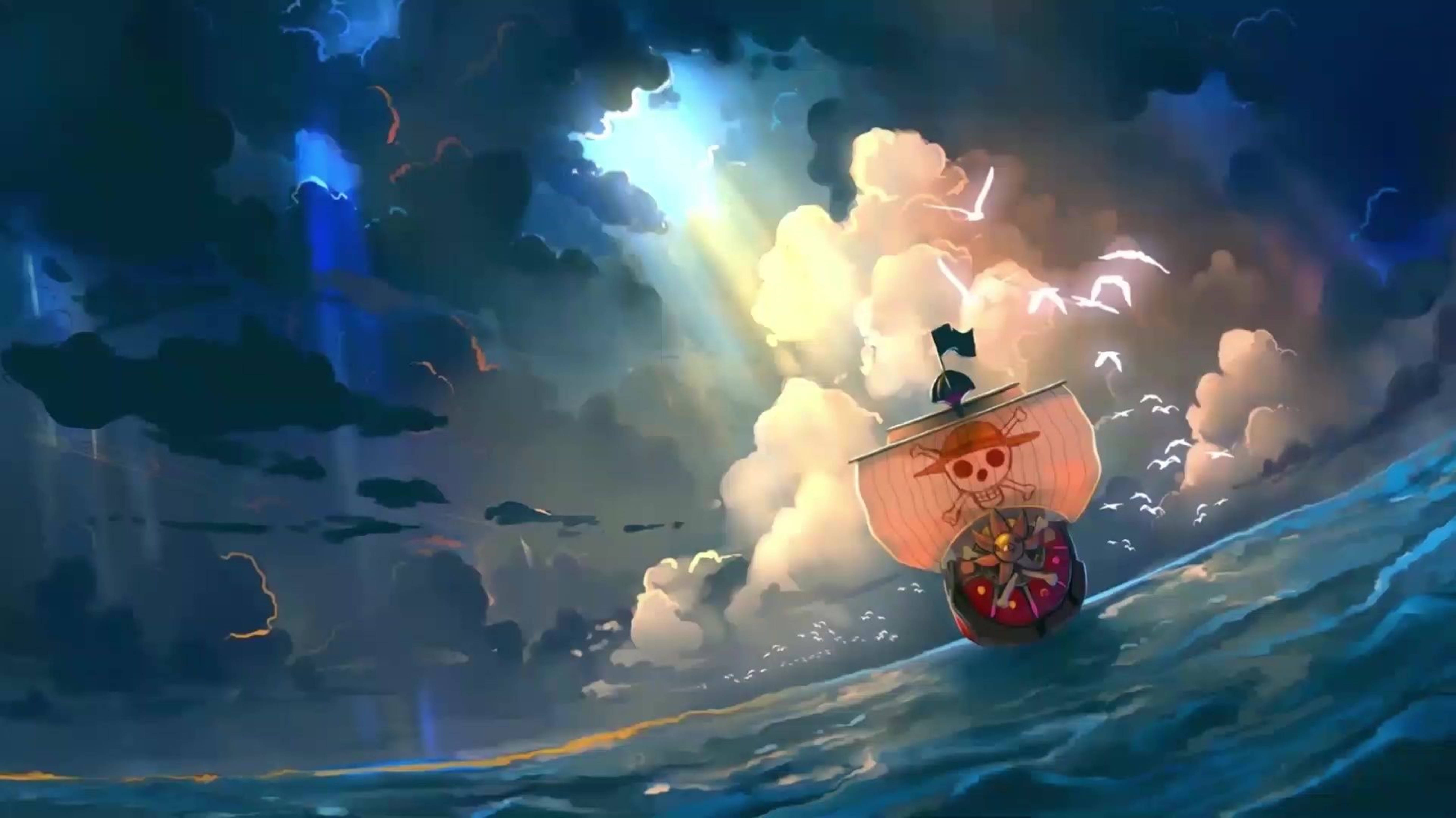 Хиляда Слънчеви One Piece Wano 4K Тапет