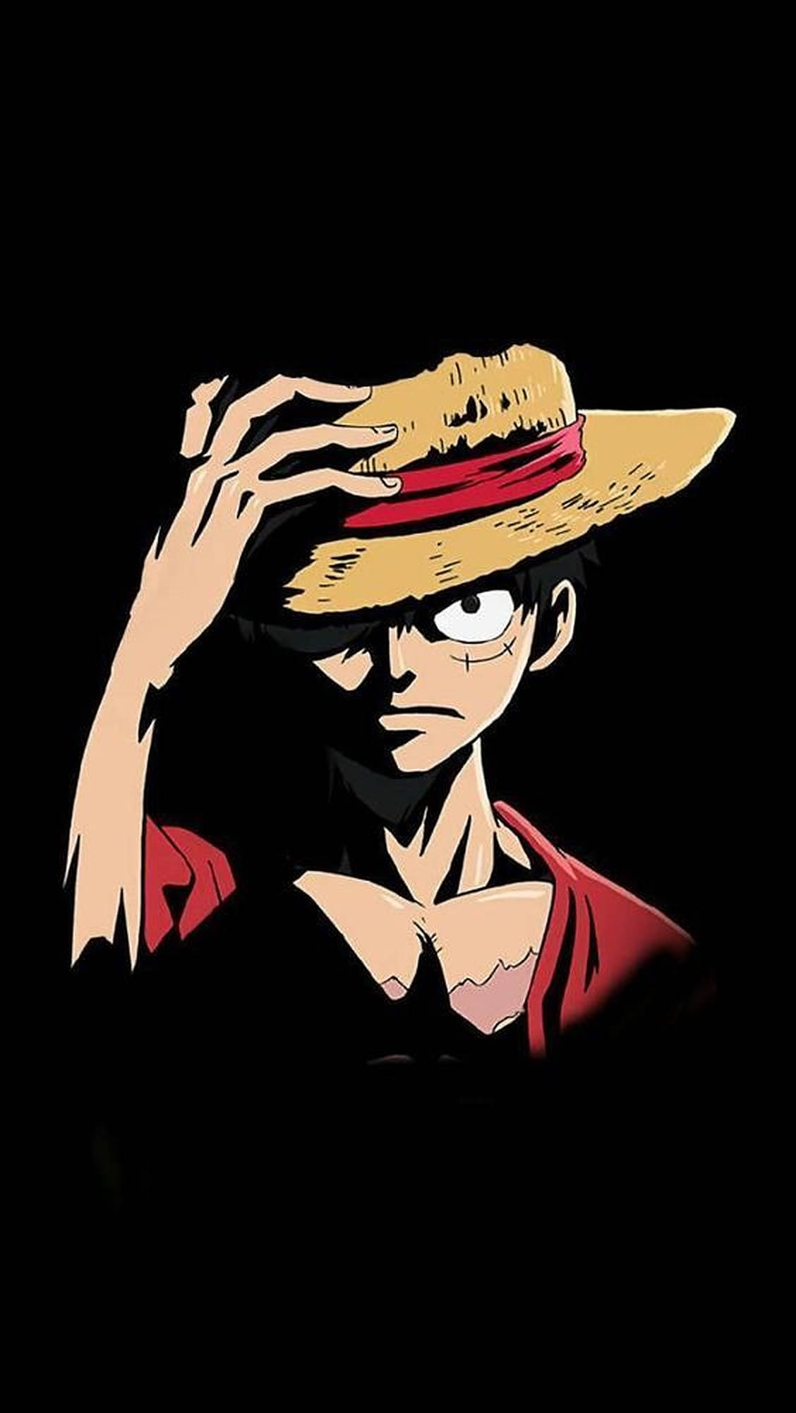 One Piece Свиреп Луфи iPhone Тапет