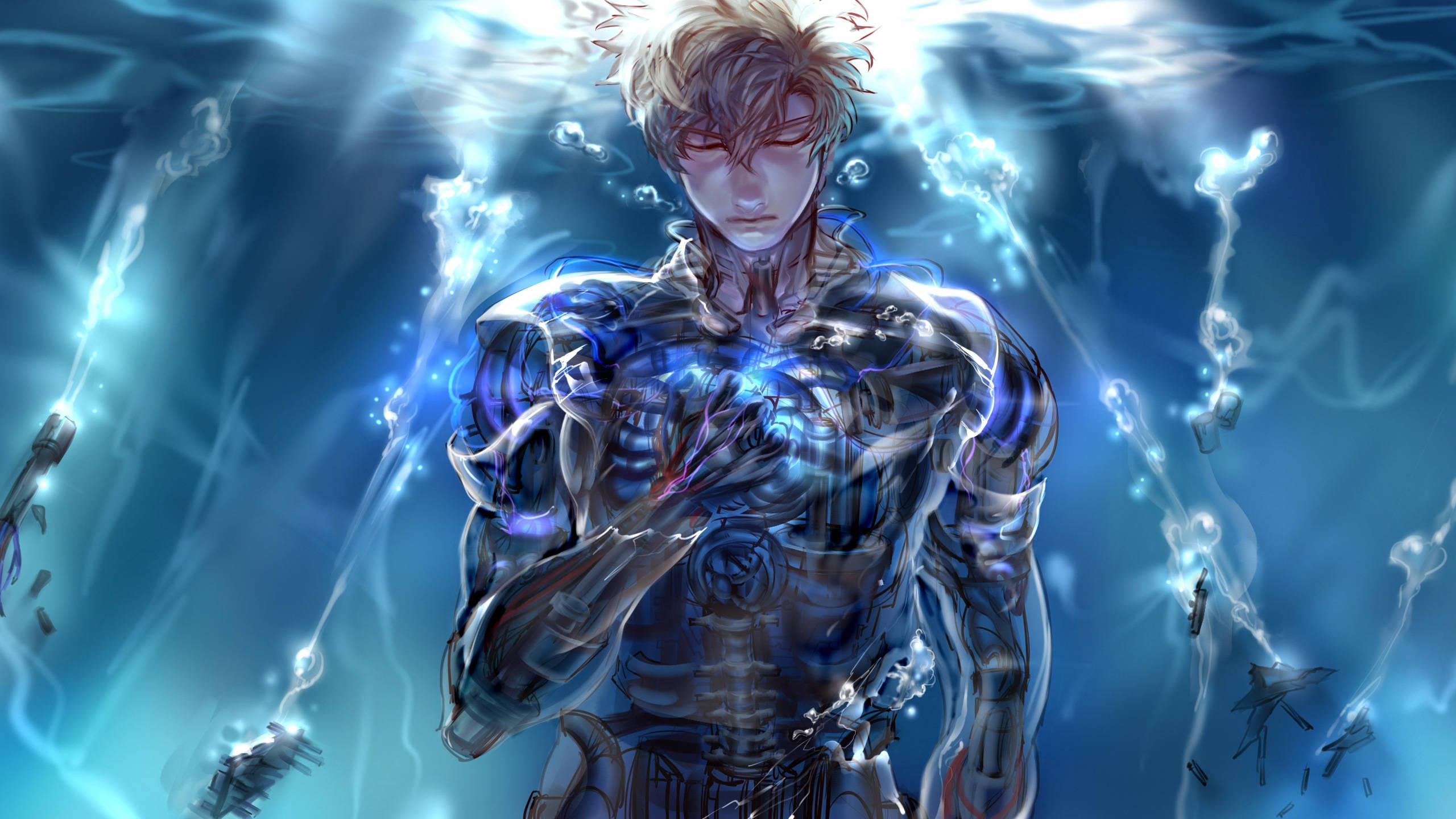 Аниме герои One Punch Man Тапет