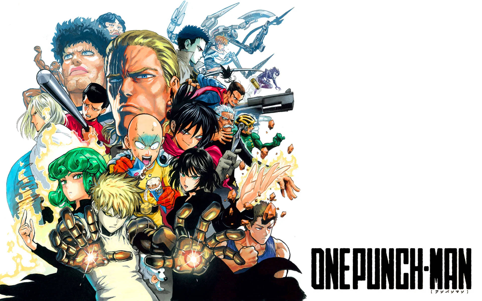 Лудак One Punch Man Забавен Аниме Тапет