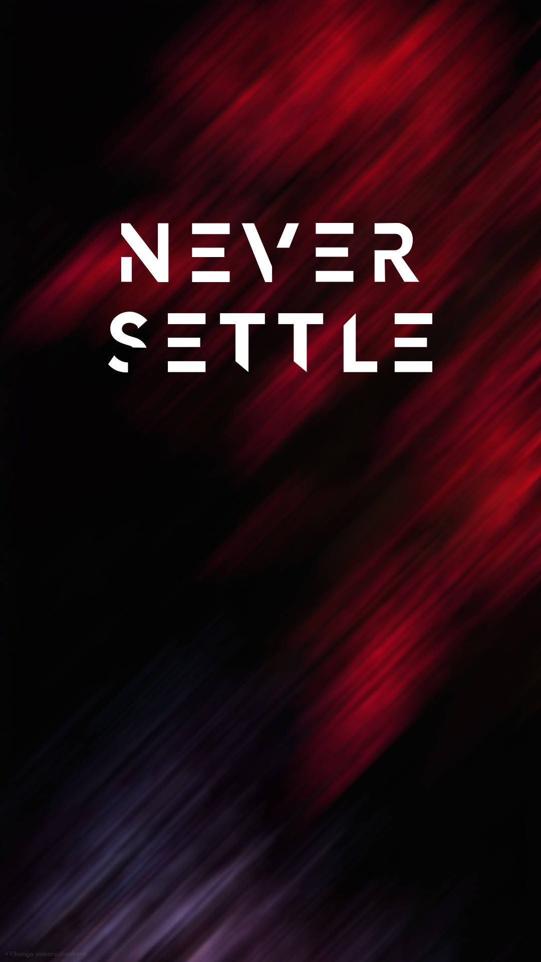OnePlus Mahogany Never Settle Тапет