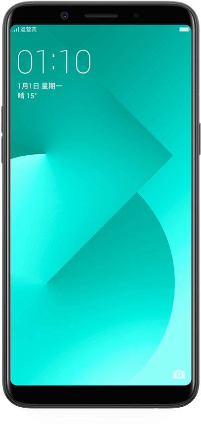 Oppo смартфон – изглед на дисплея Тапет