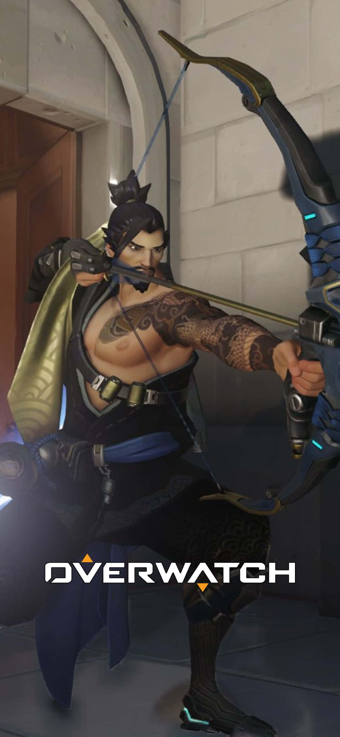 Излез на полето - изживей вълнуващото действие на Overwatch на твоя iPhone X Тапет