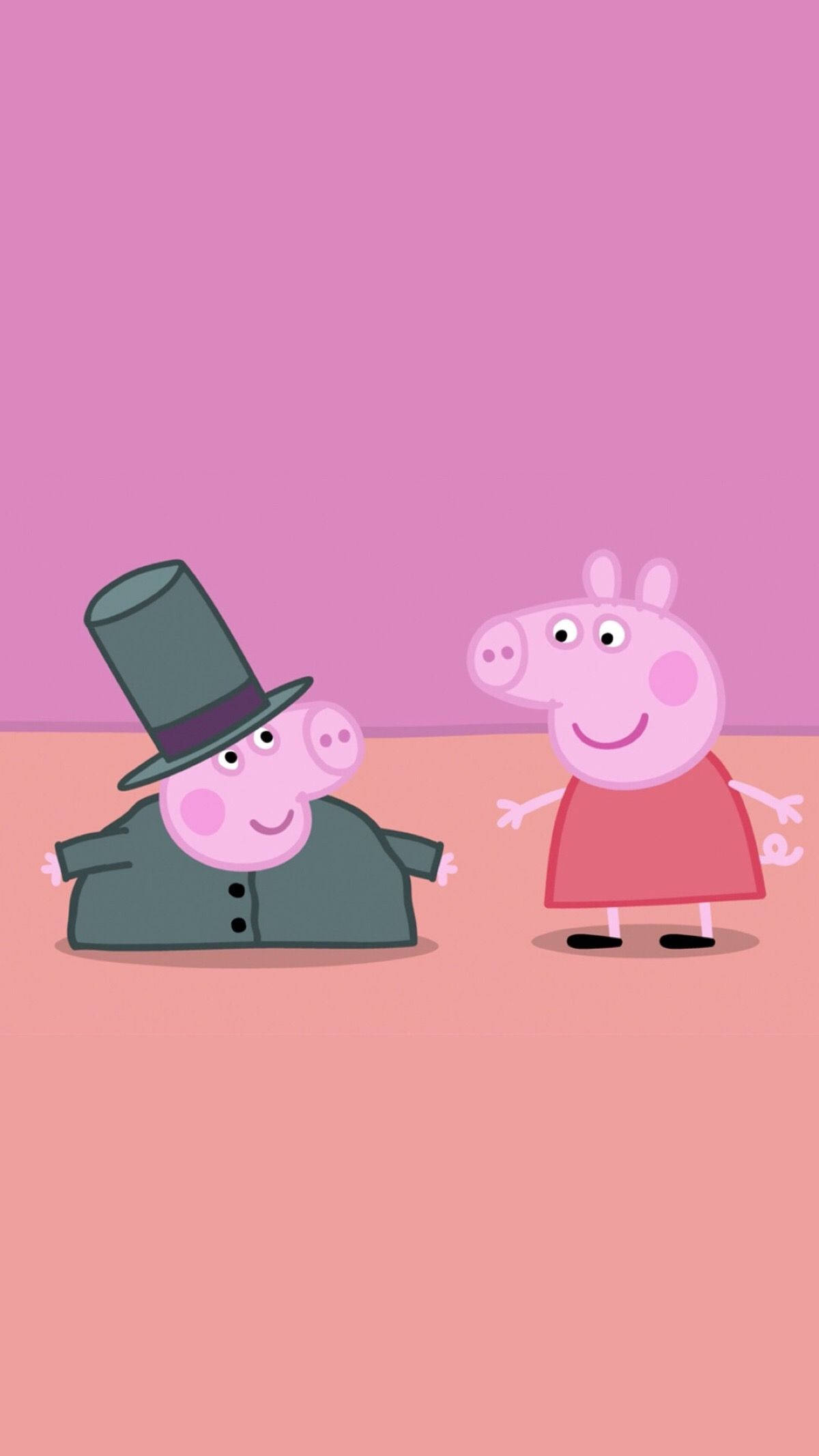 Епизод на Peppa Pig за iPhone с обличане Тапет