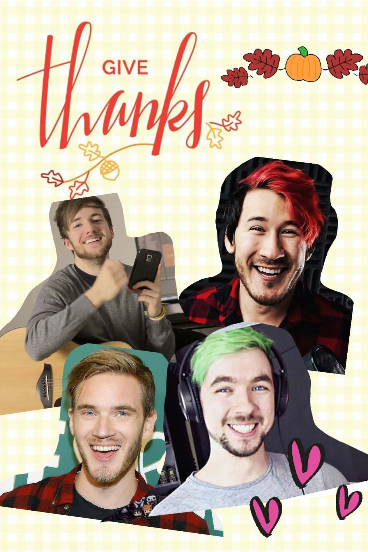 PewDiePie в своя творчески елемент Тапет