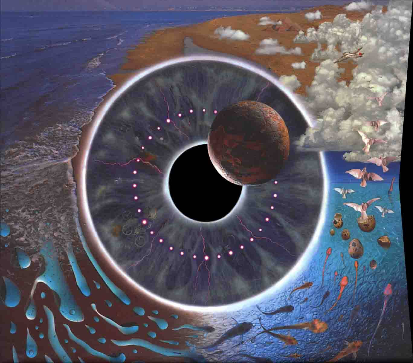 Pink Floyd 4K Pulse албум обложка Тапет