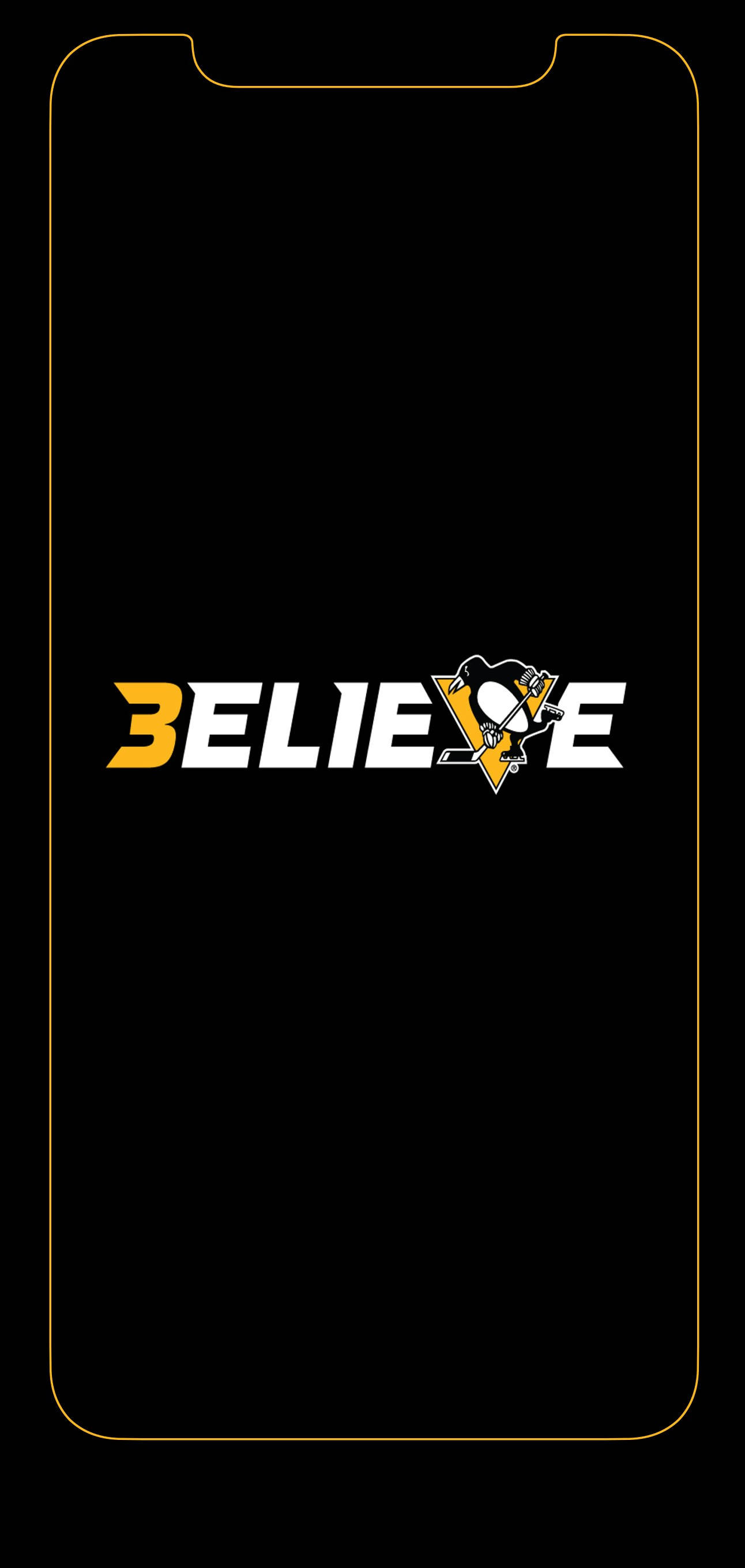 Pittsburgh Penguins Вярвай Лого Тапет