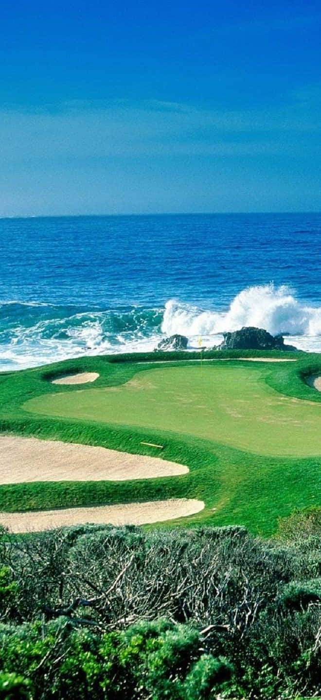 Pixel 3 Bali Beach Golf Course фон Тапет