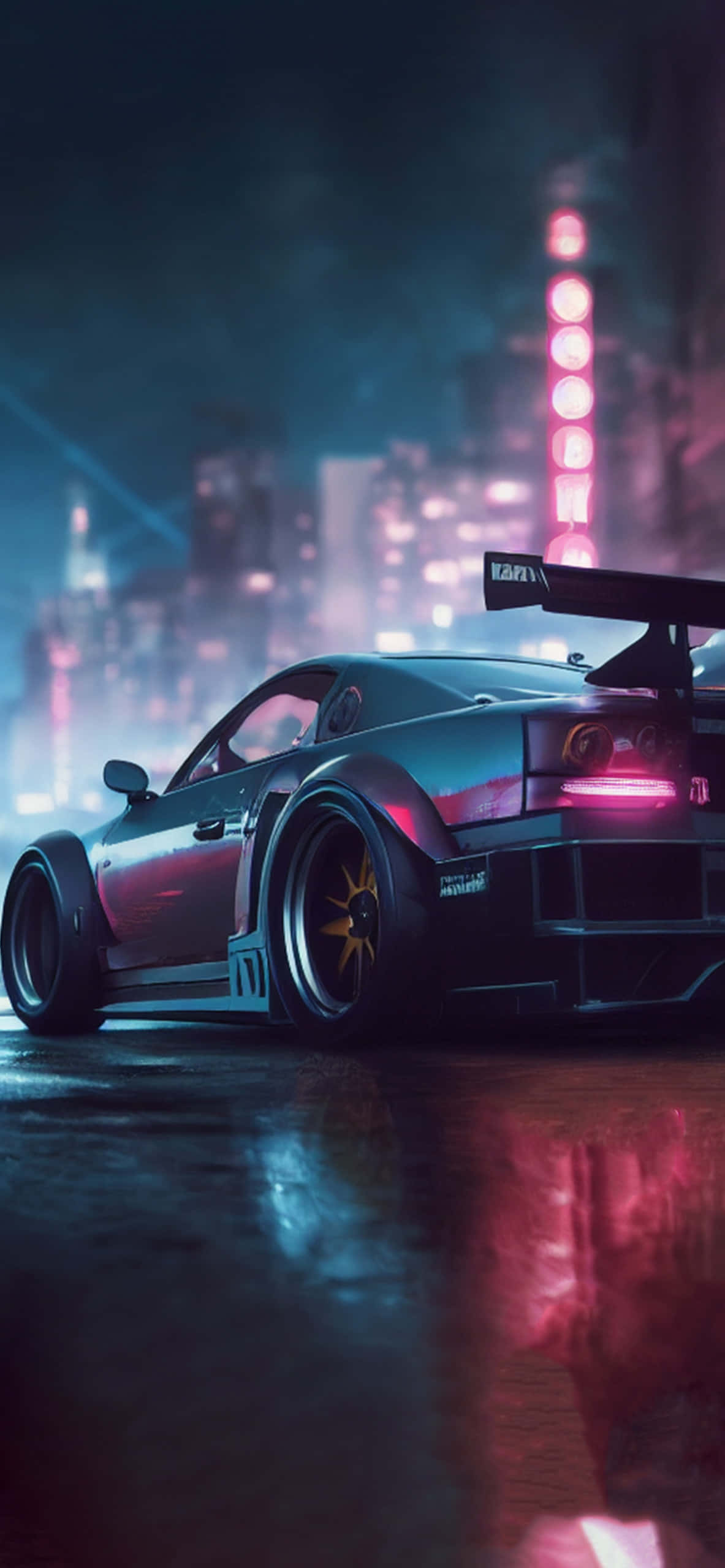 Динамично гейминг изживяване на Pixel 3 – Need For Speed Heat фон Тапет