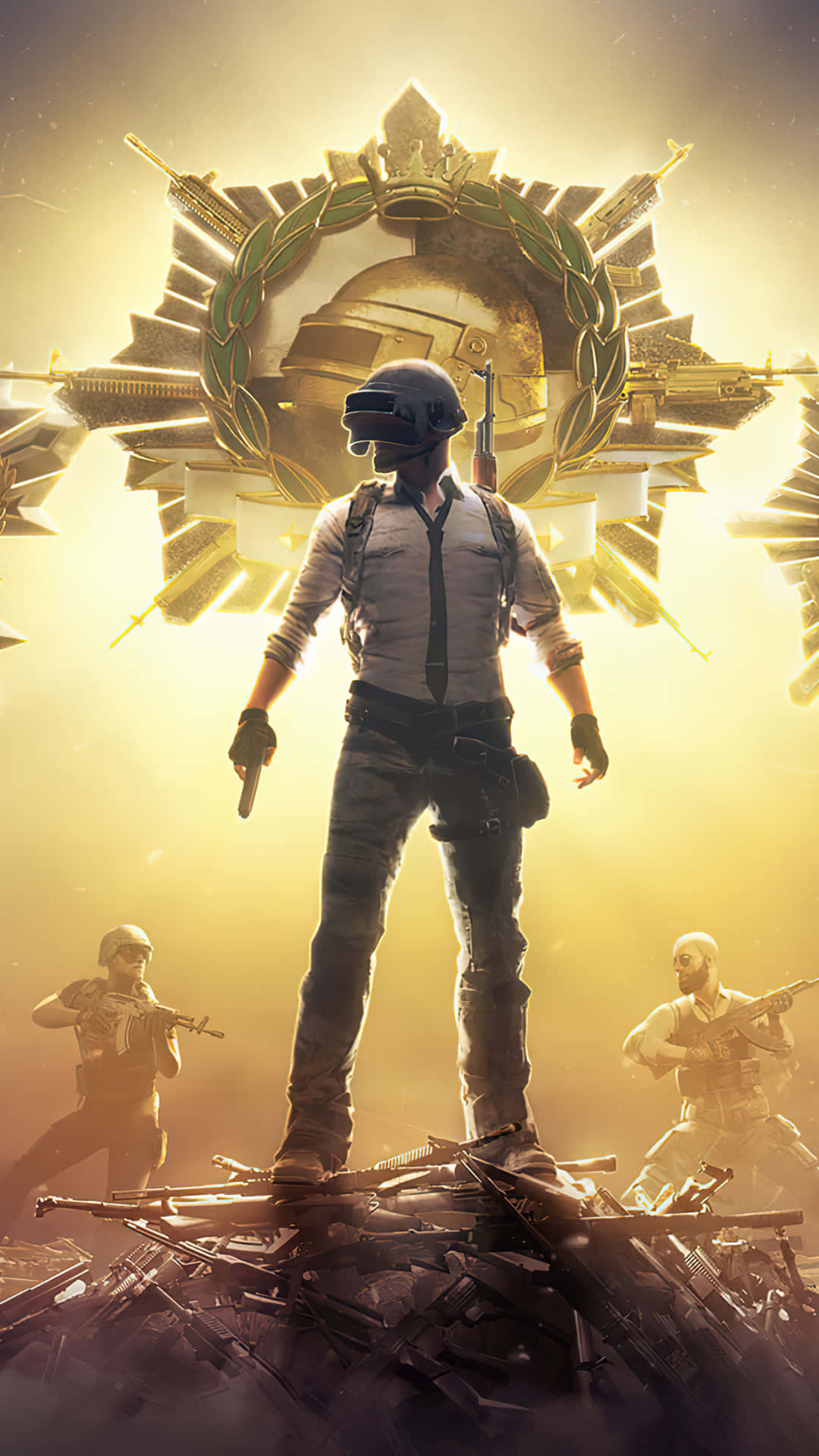 Портретен дизайн на постер Pixel 3 Playerunknown's Battlegrounds фон Тапет