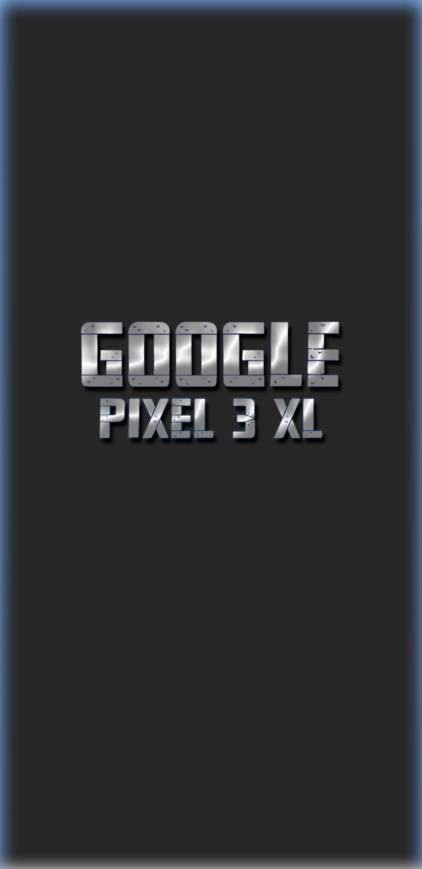 Метален лого на Pixel 3 XL Тапет