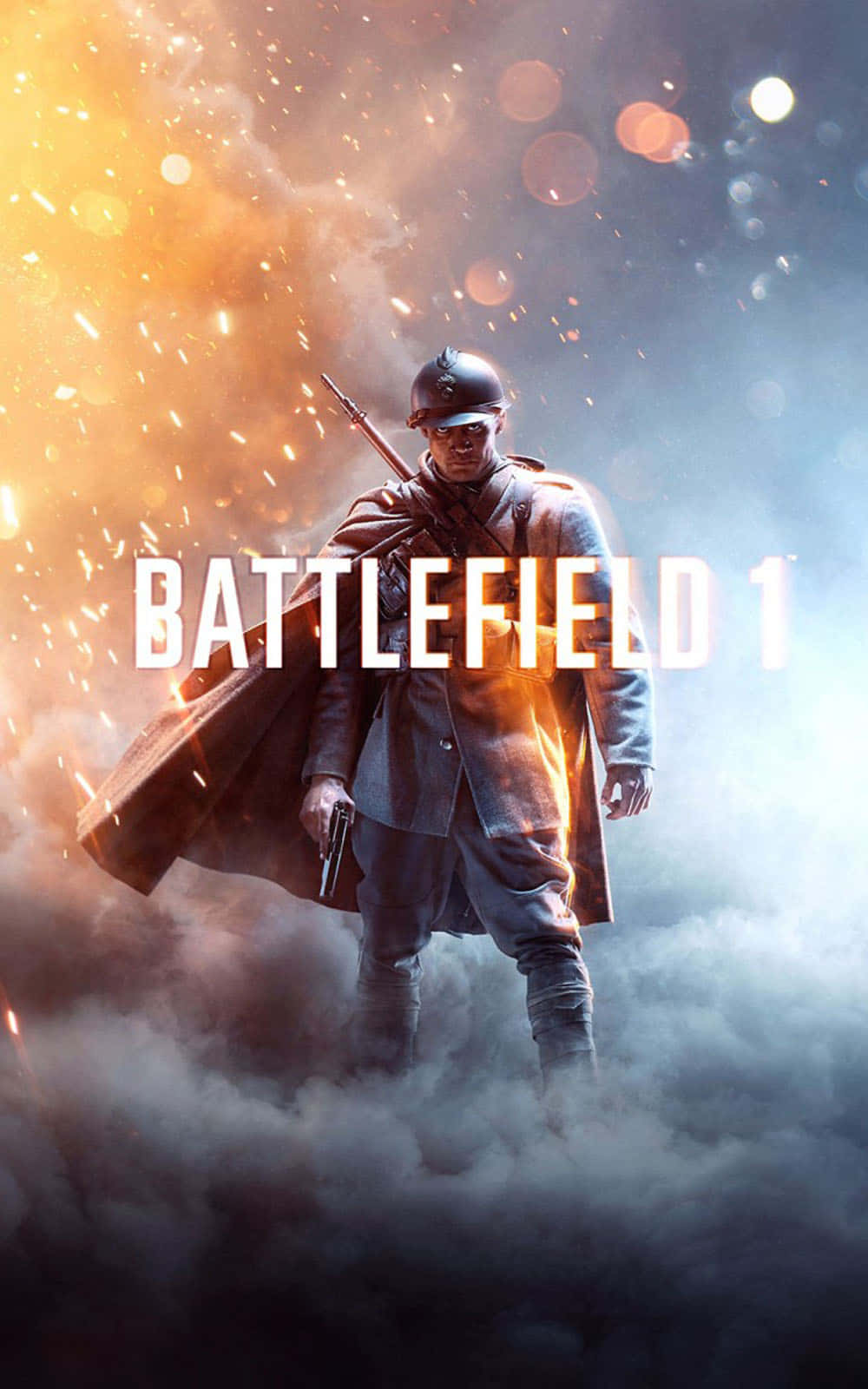 Pixel 3xl Battlefield 1 фон постер войник гледа надолу Тапет
