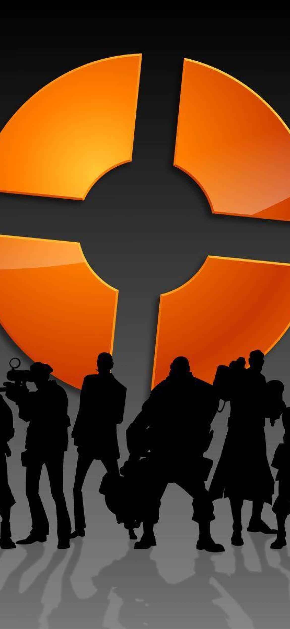 Pixel 3xl Team Fortress 2 фон с герои от игра Тапет