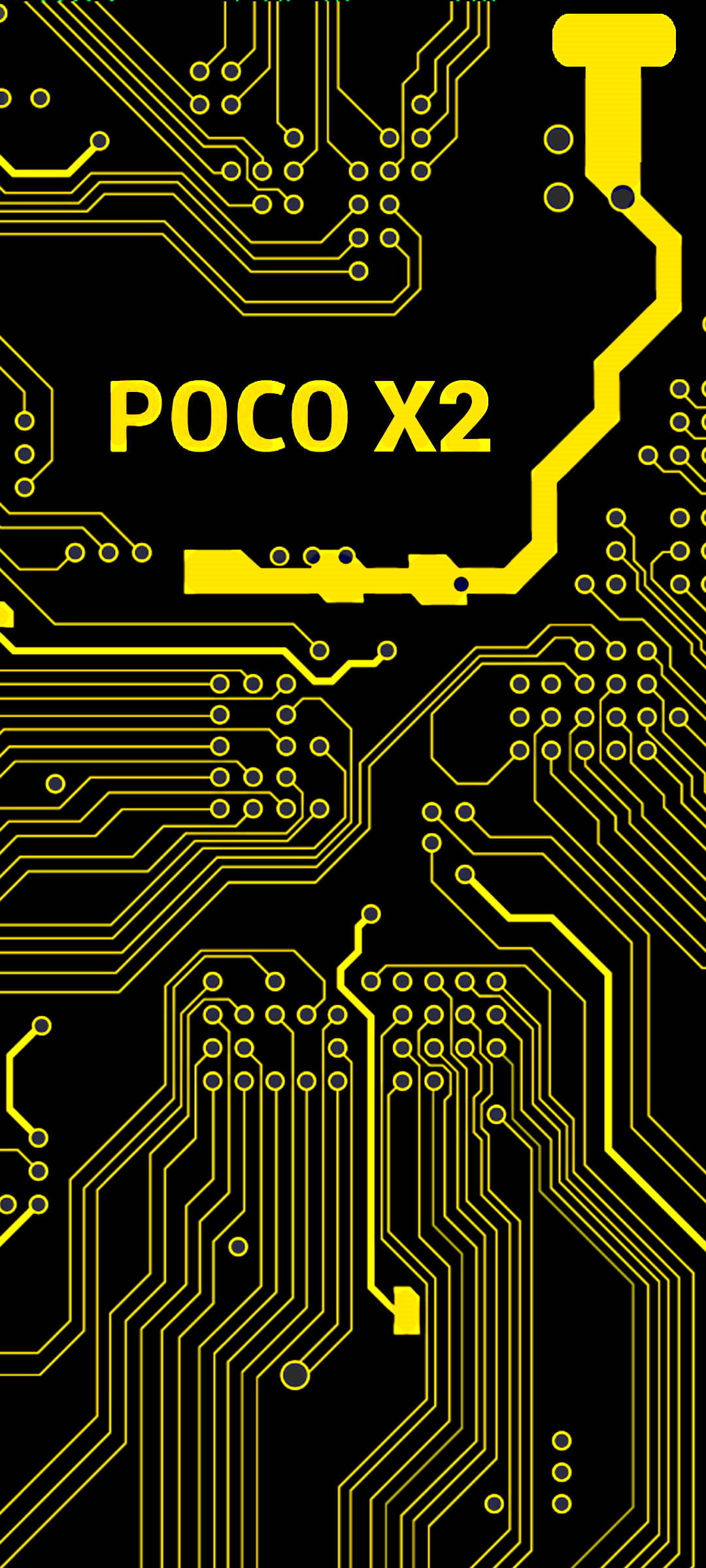 Poco X2 смартфон с узором контроллера Тапет