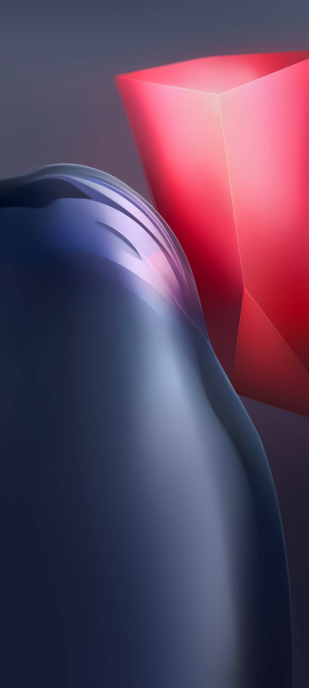 POCO X2 Червен и Сив Абстрактен Тапет