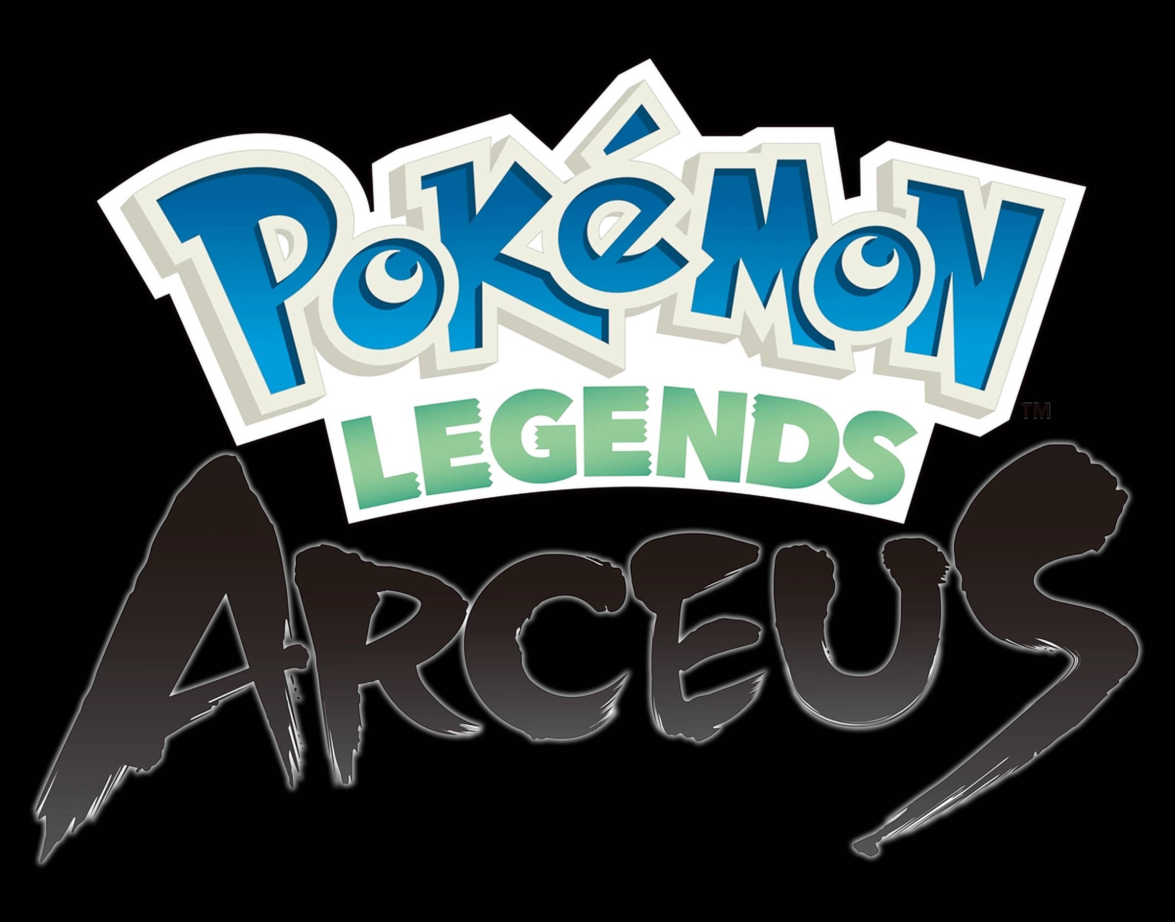 Черен плакат на Pokemon Legends Arceus Тапет