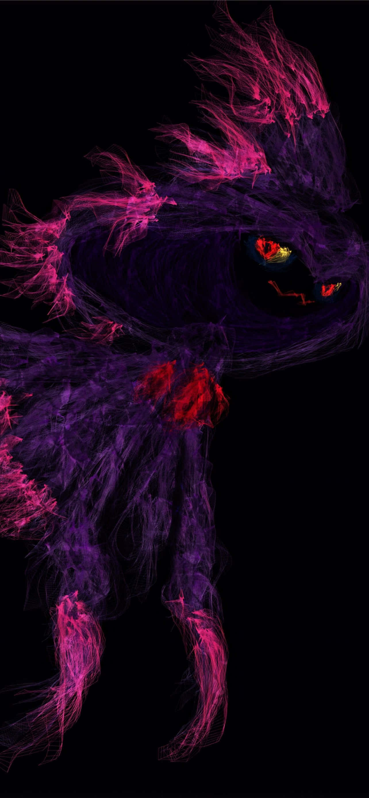 Pokémon Mismagius Ghost Artwork Тапет