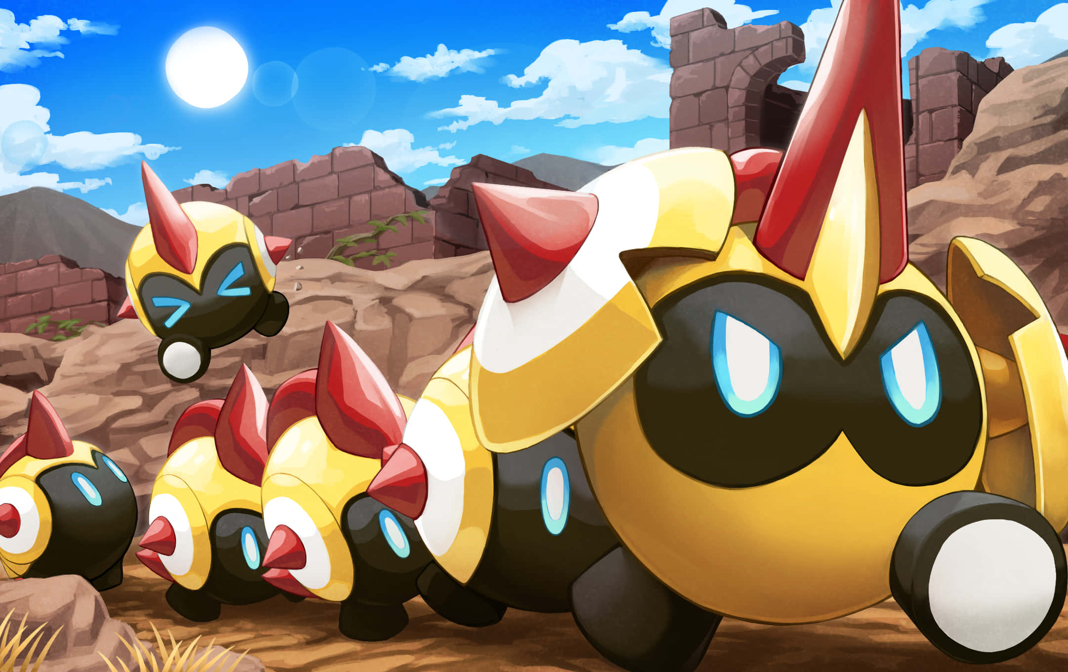 Pokemon Pfp Слънчев ден Тапет