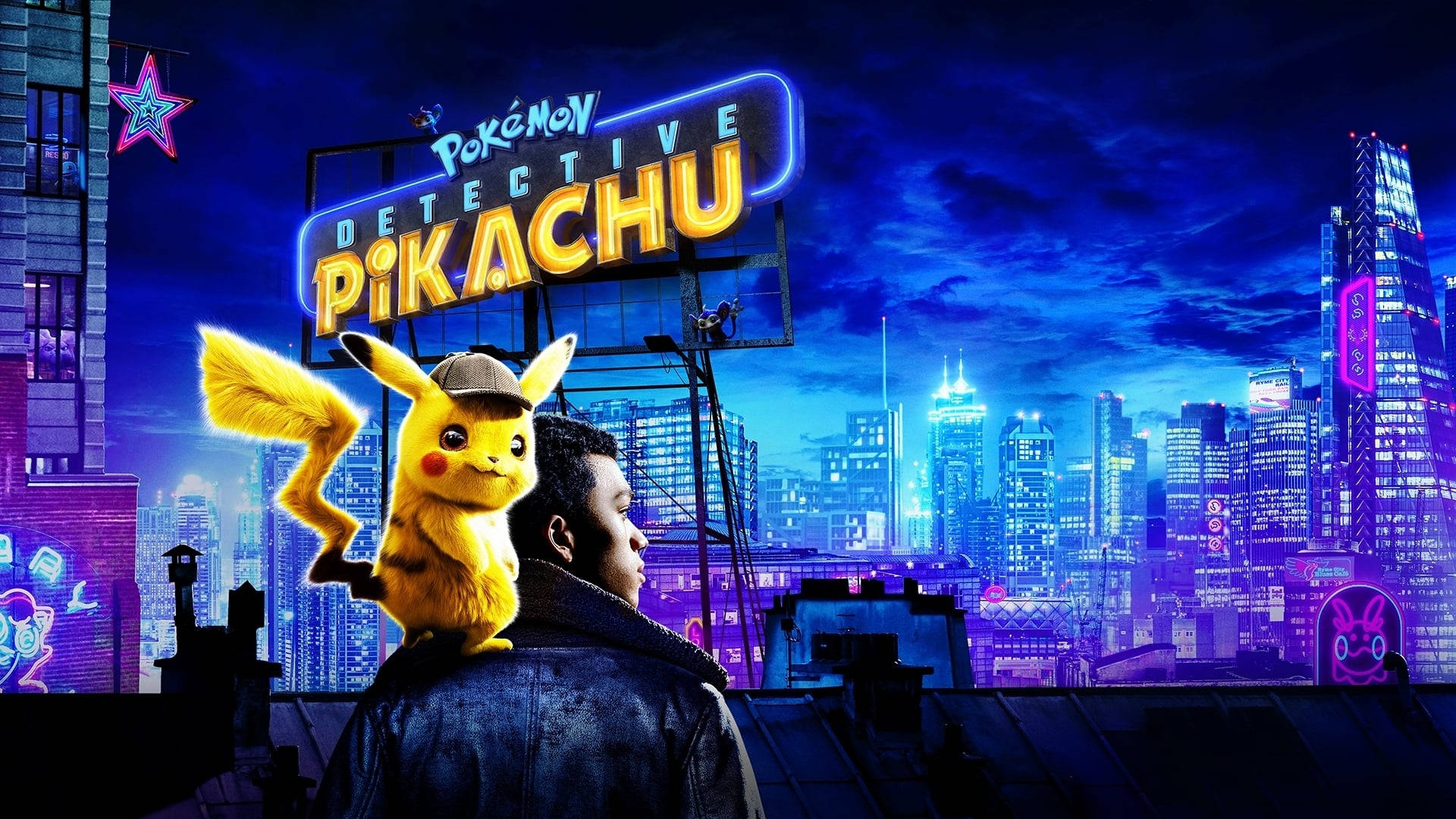 Pokemon Детектив Пикачу Джъстис Смит Тапет
