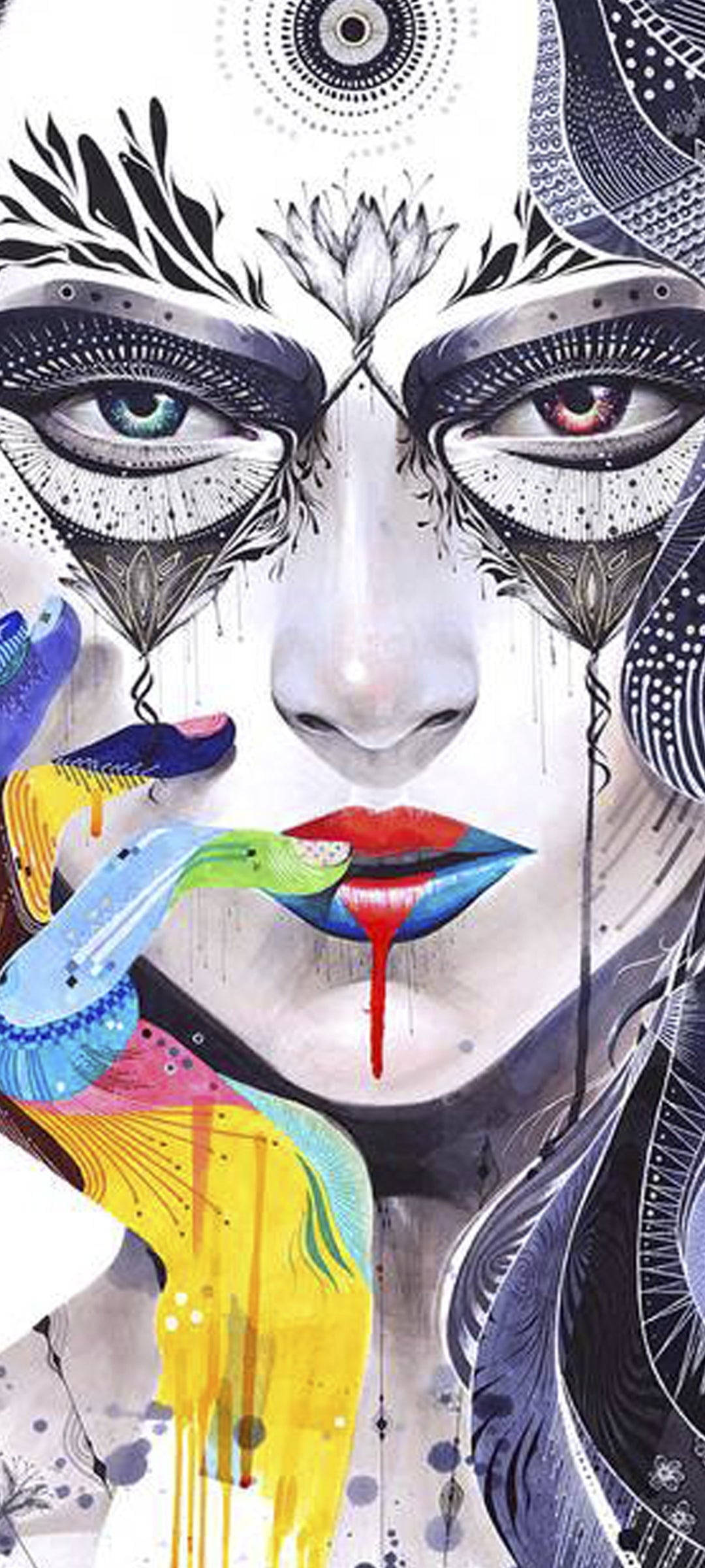 Pop Art Face For Samsung S20 FE Тапет
