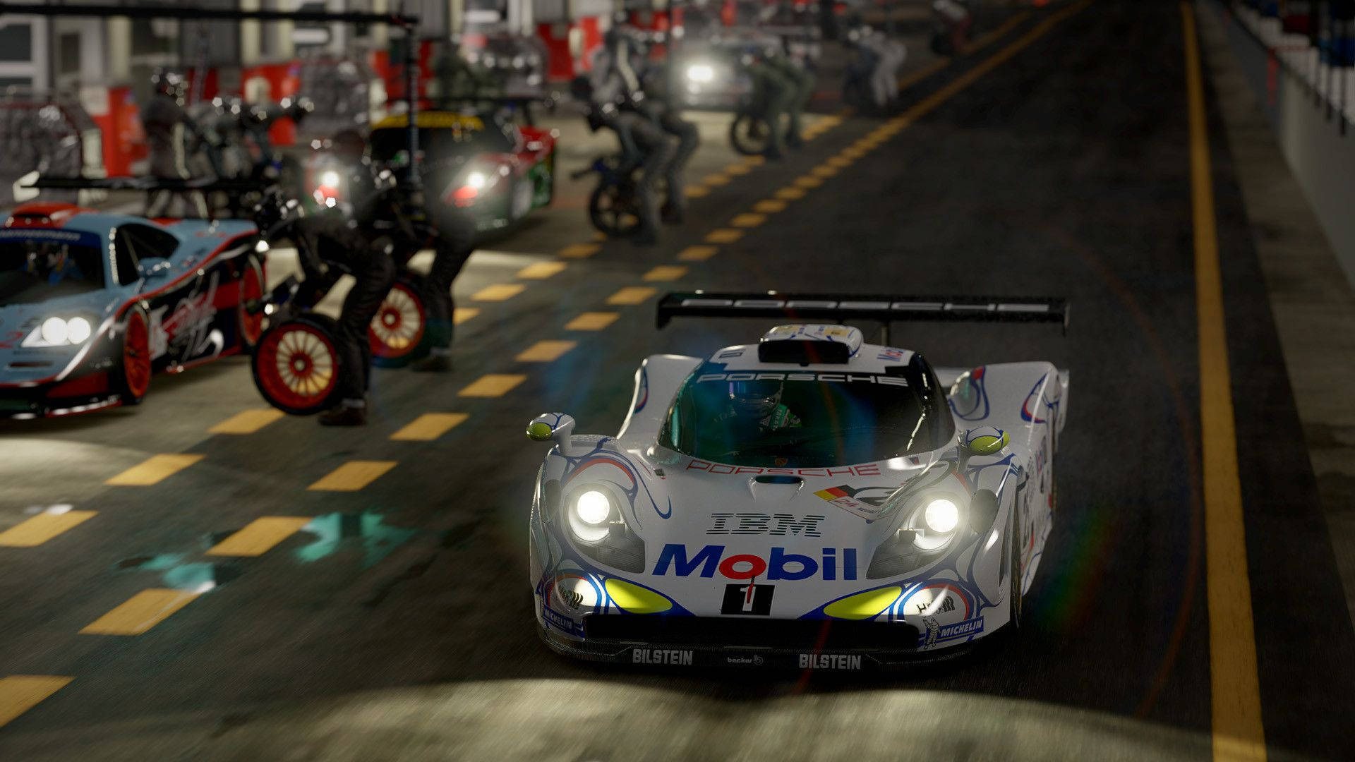 Интензивен момент от състезание в Project Cars 2 Тапет