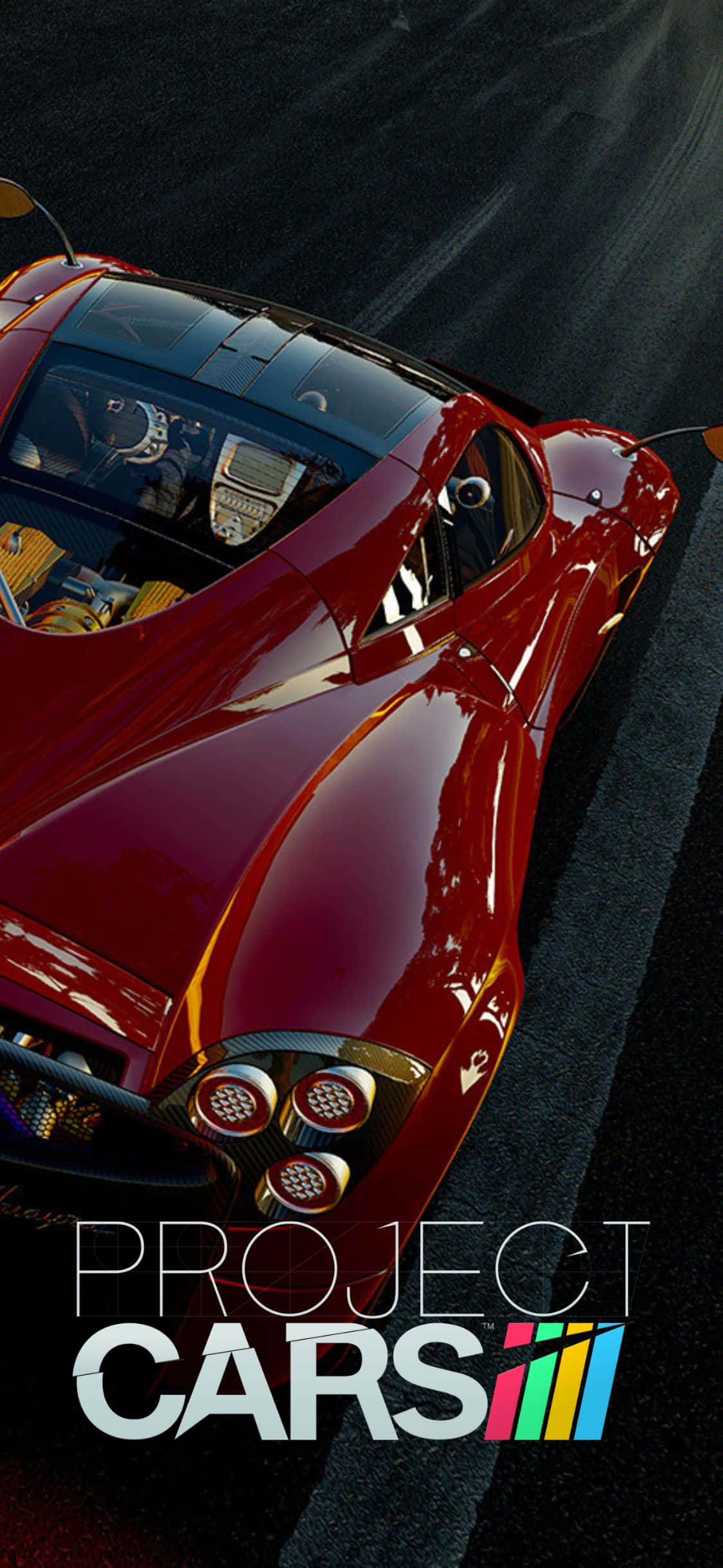 Повишете вашето гейминг на ново ниво с Project Cars на iPhone XS Тапет