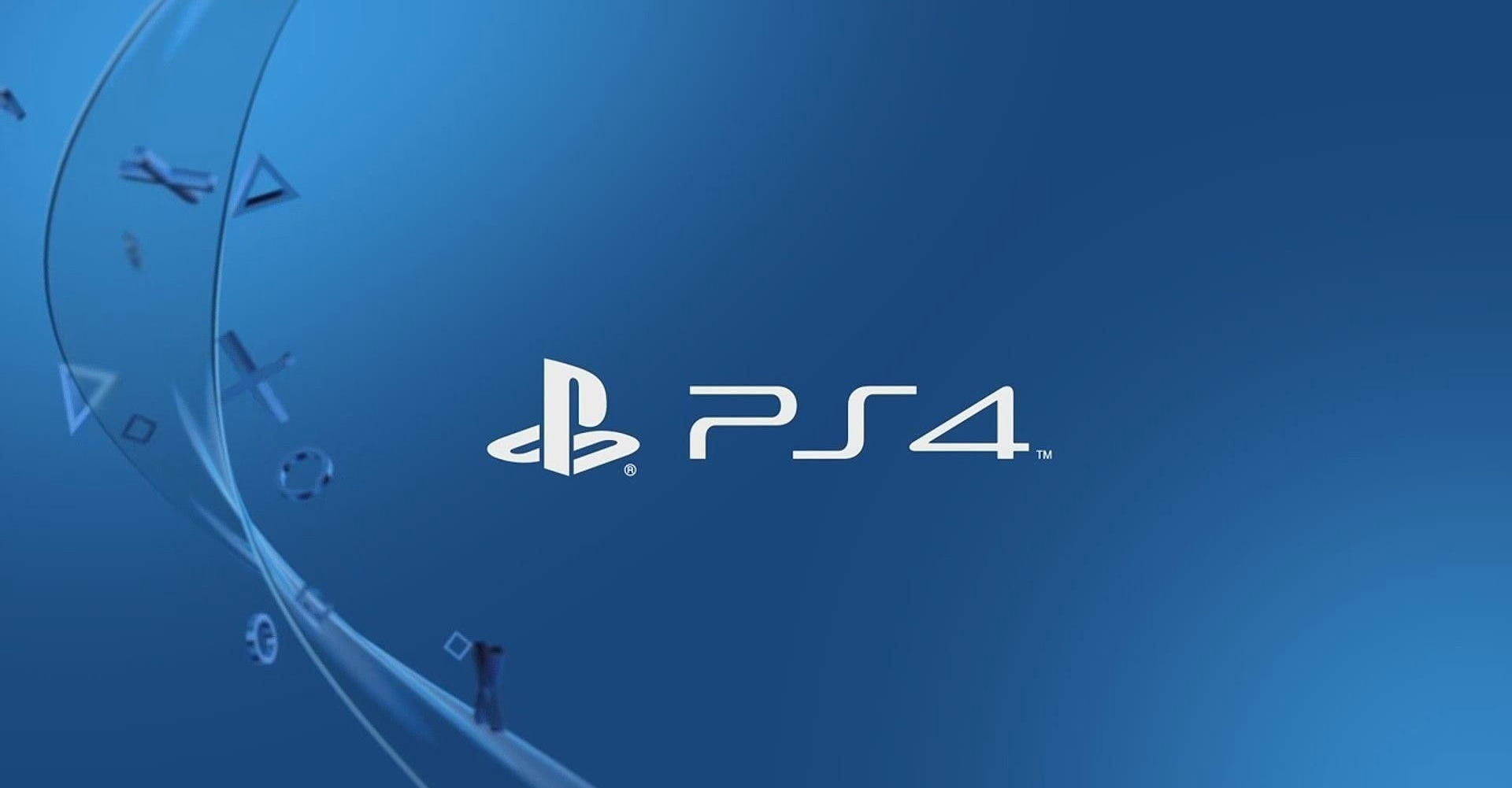 Лого на PS4 с бутони във формата на фигури Тапет