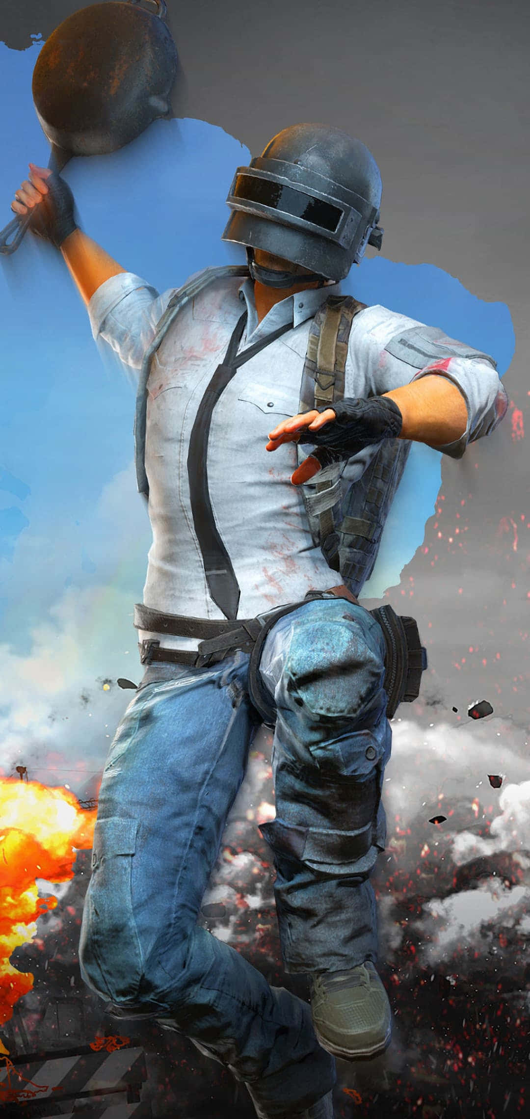 PUBG Conqueror Тиган за пържене Тапет