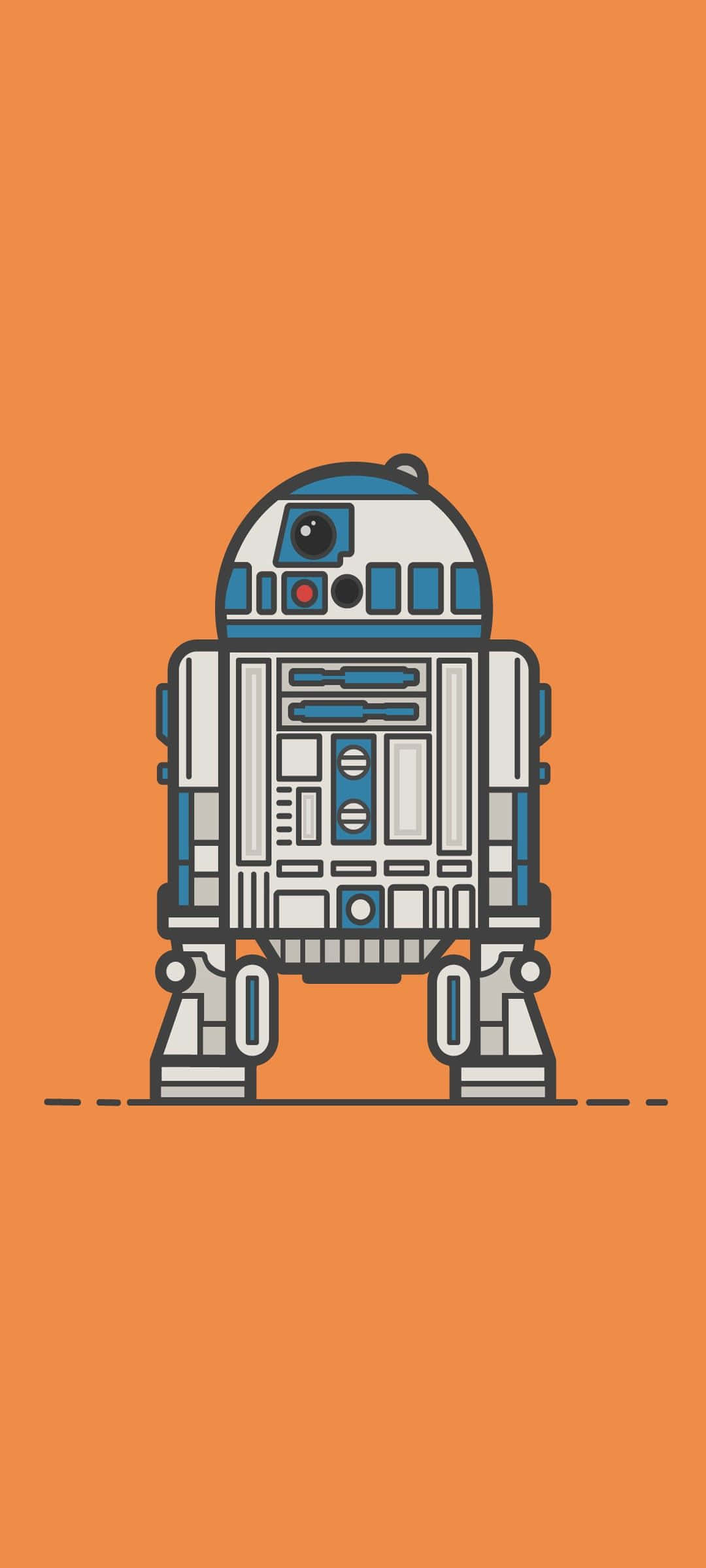 R2D2, легендарния дроид от вселената на Междузвездни войни Тапет