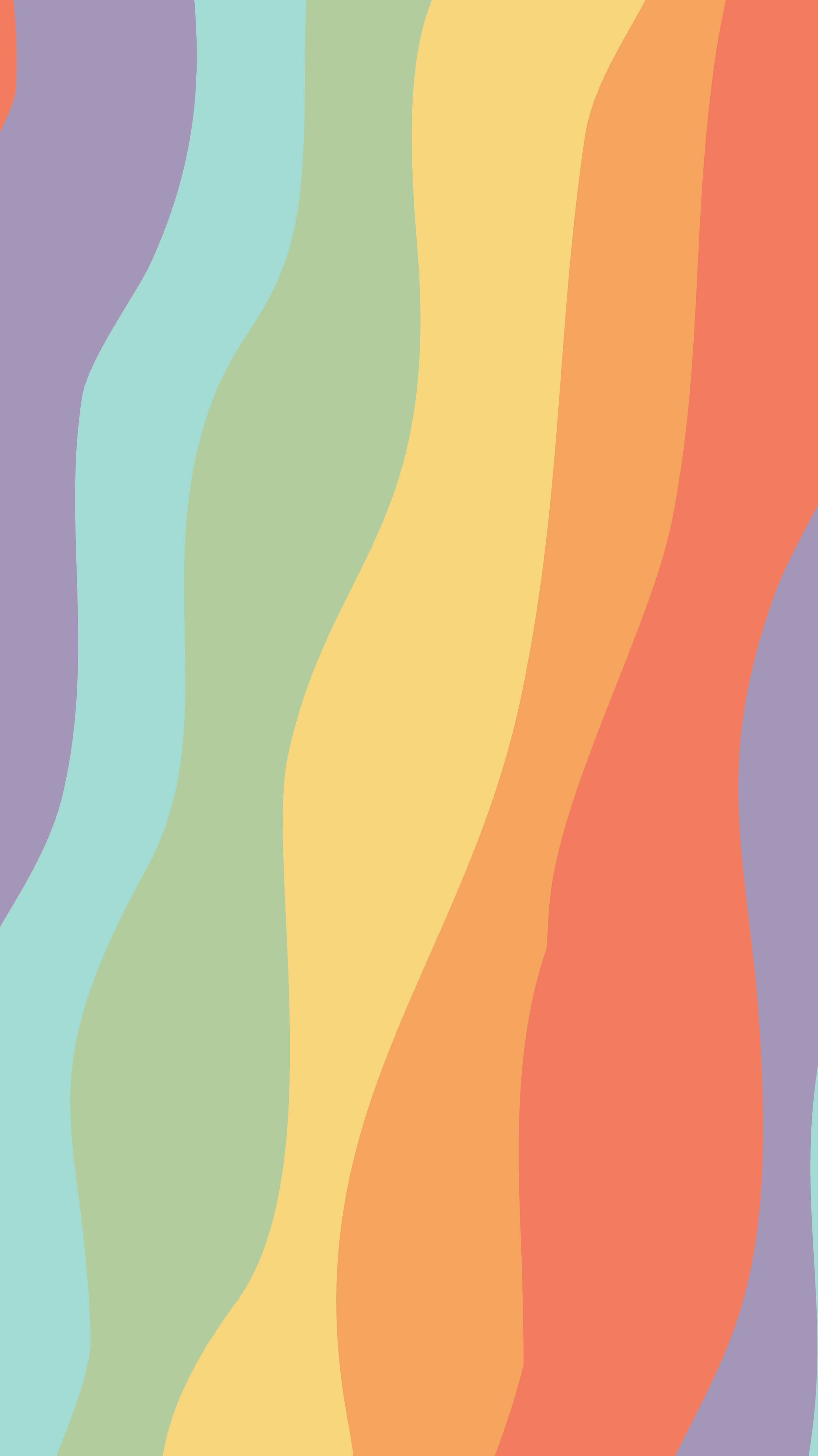 Изживей цветовете на радостта и щастието с Rainbow Aesthetic Тапет