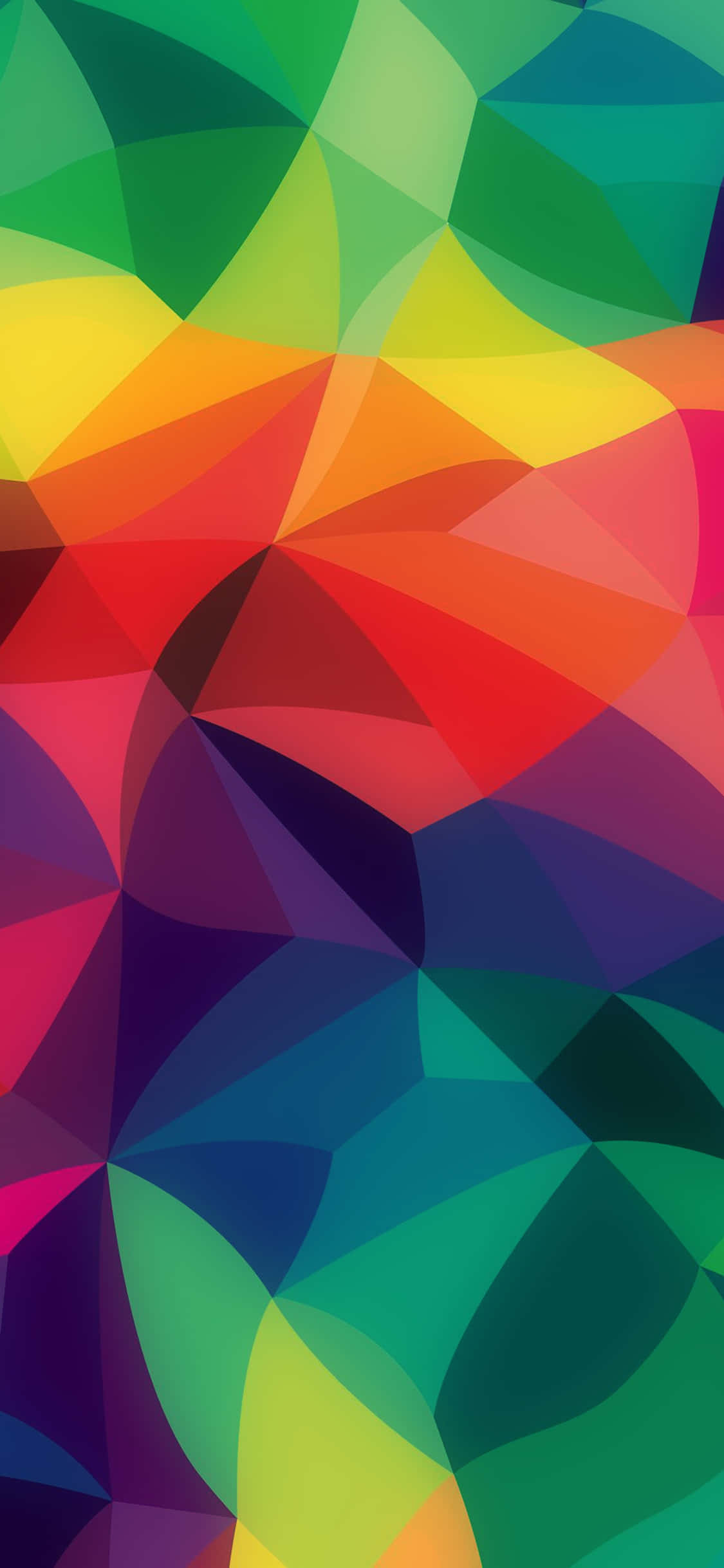 Насладете се на вихр от цветове с Rainbow iPhone Тапет