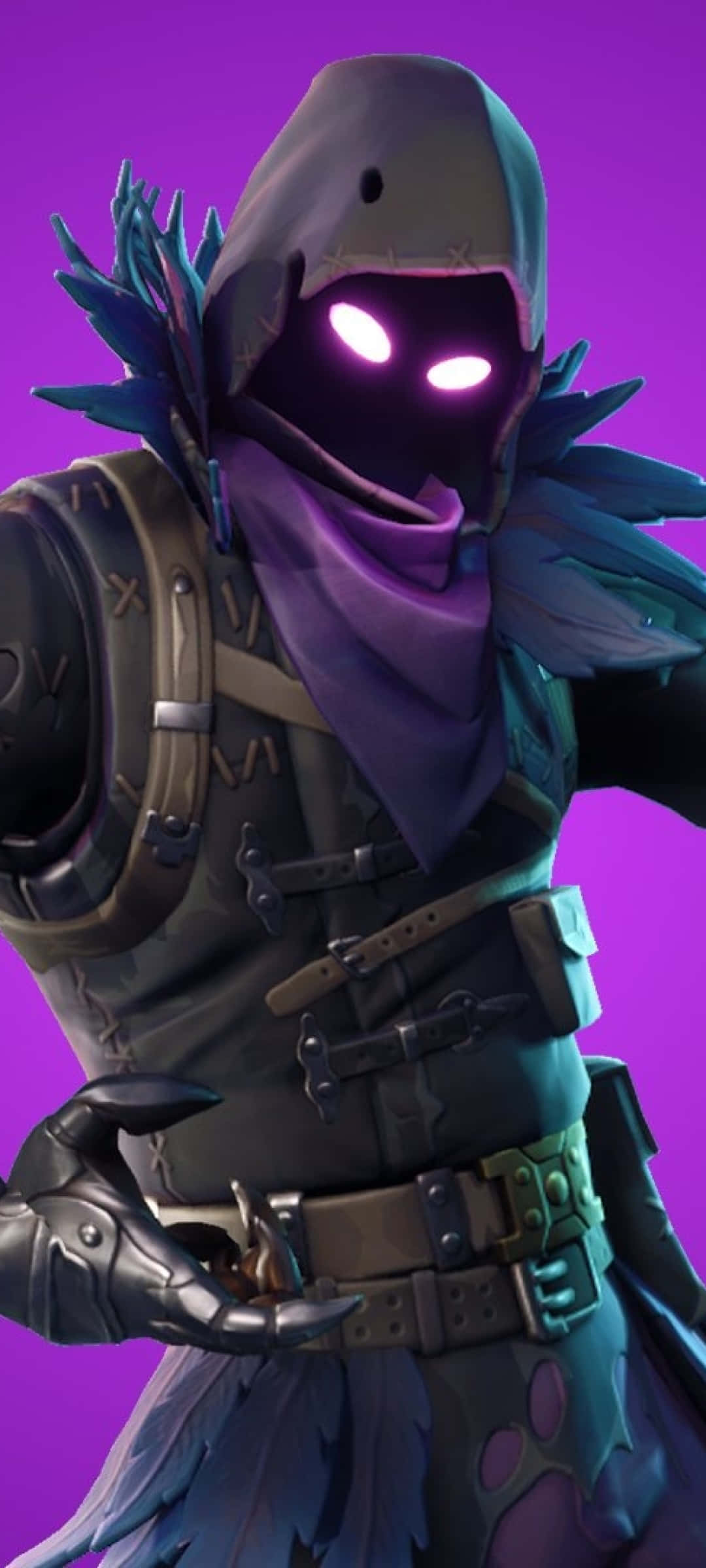 Скинът Raven от Fortnite – крайната битка между добро и зло Тапет