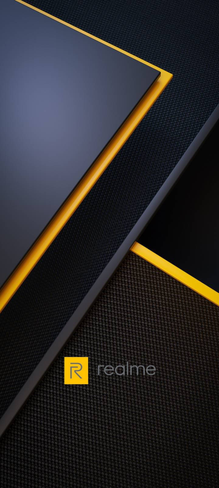 Модерно абстрактно лого Realme Тапет