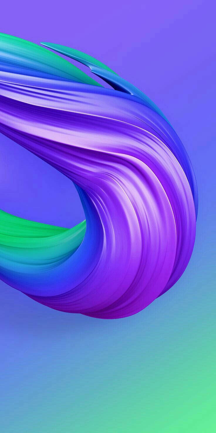 Redmi 9 Лила Зелена Плетеница Тапет