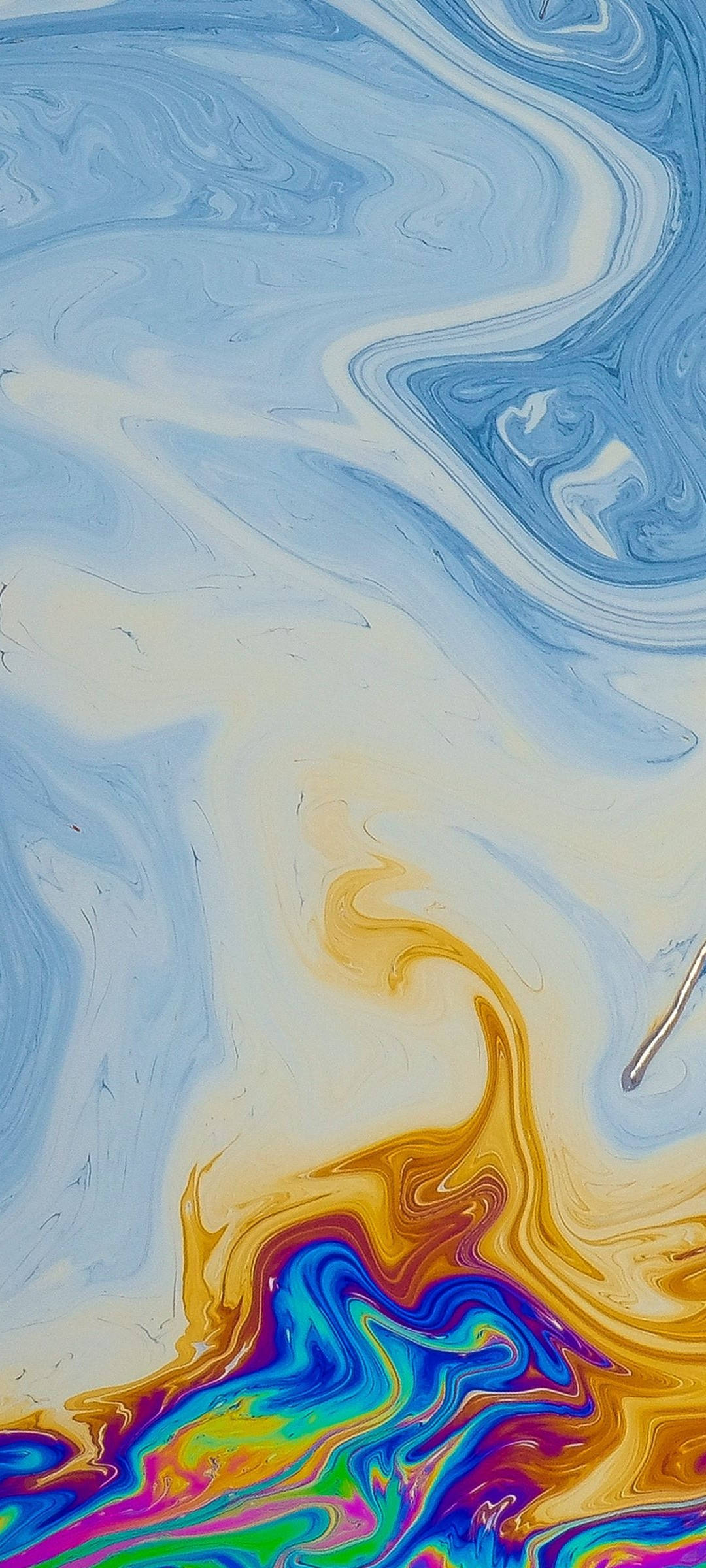 Redmi Note 10 Цветно масло на вода Тапет