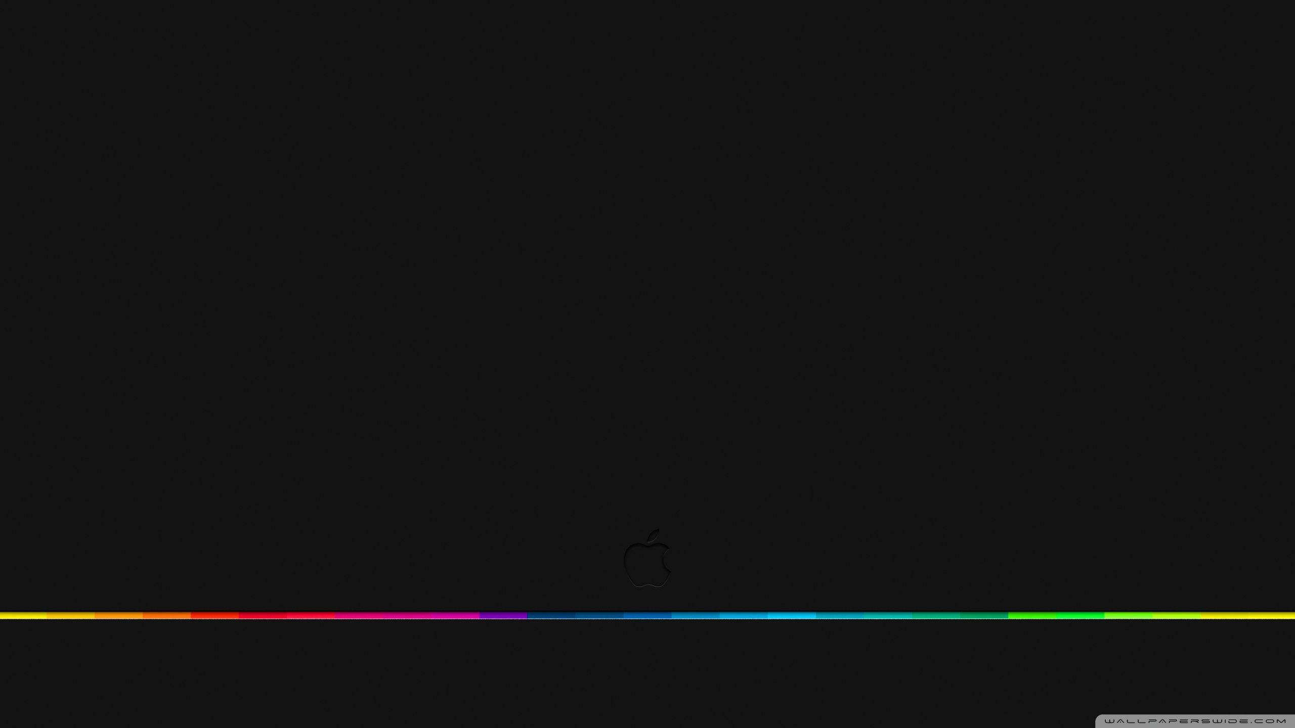 RGB 4K линия с лого на Apple Тапет