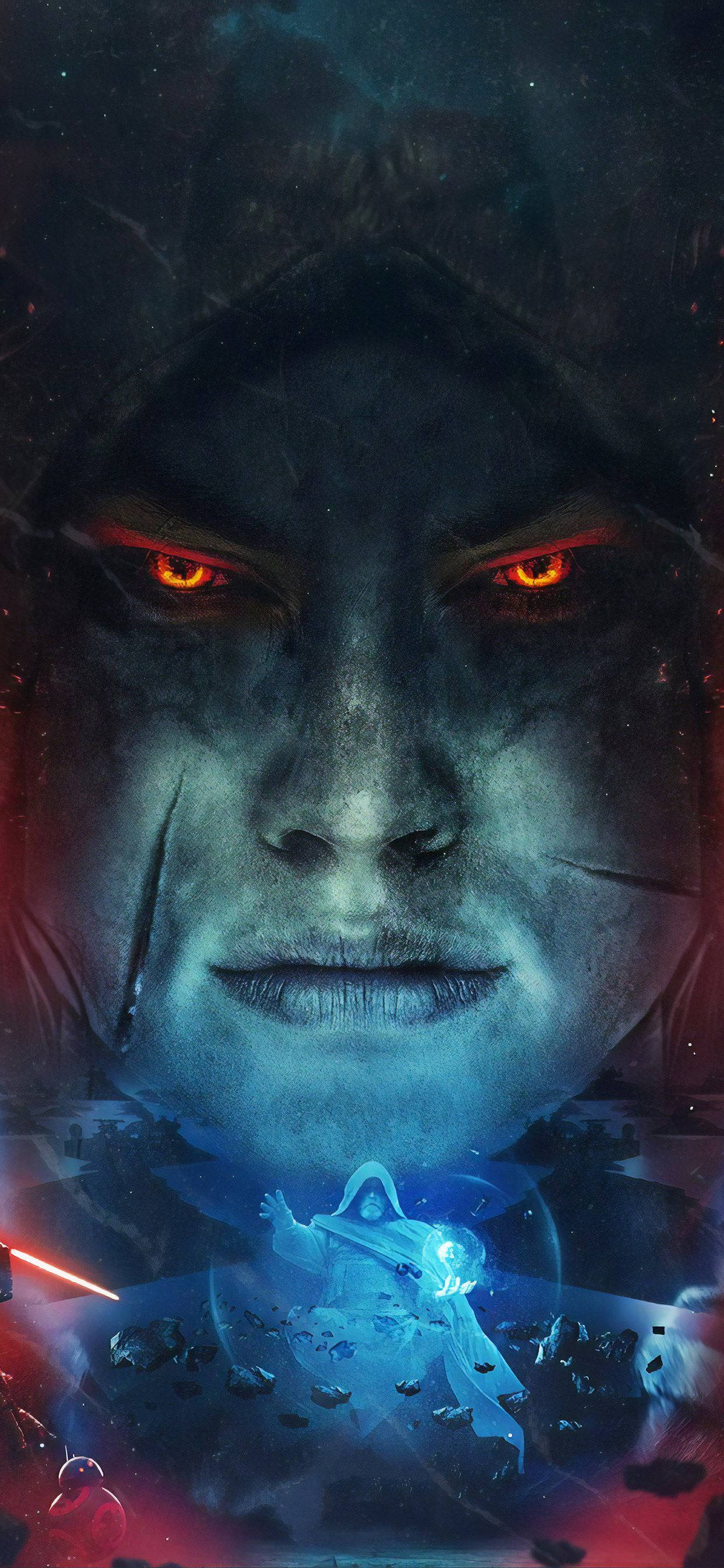 Rise of Skywalker Star Wars 4K iPhone фан-арт Тапет