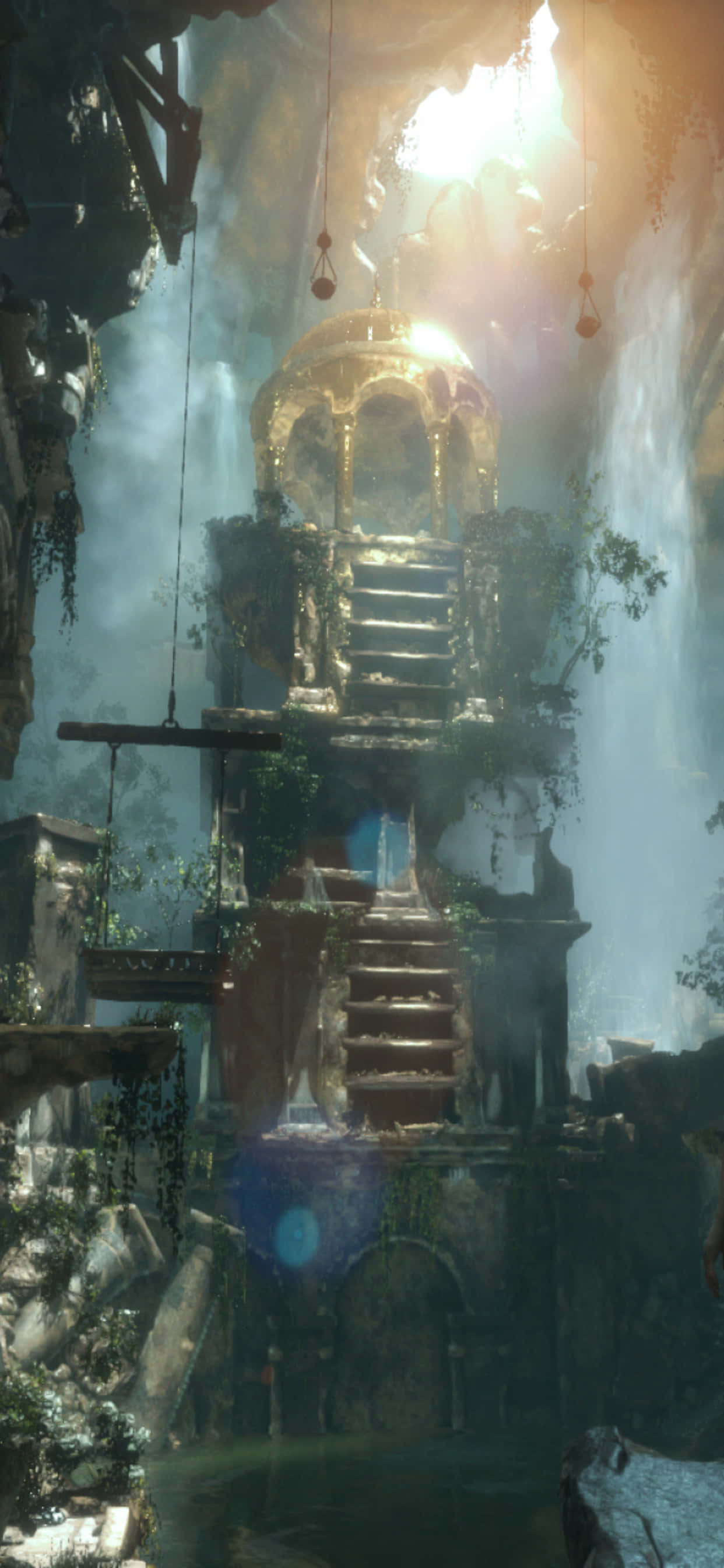 Изображение Rise Of The Tomb Raider на iPhone Xs Max Тапет