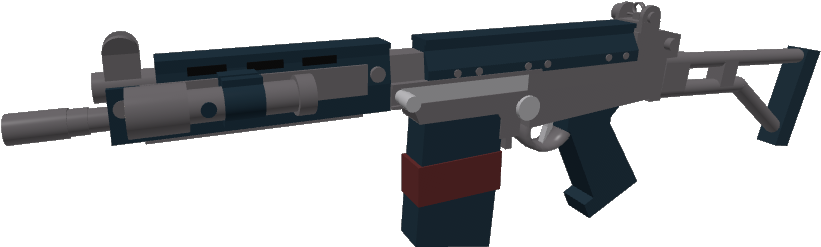 Виртуален модел на пистолет в стил на Roblox Тапет