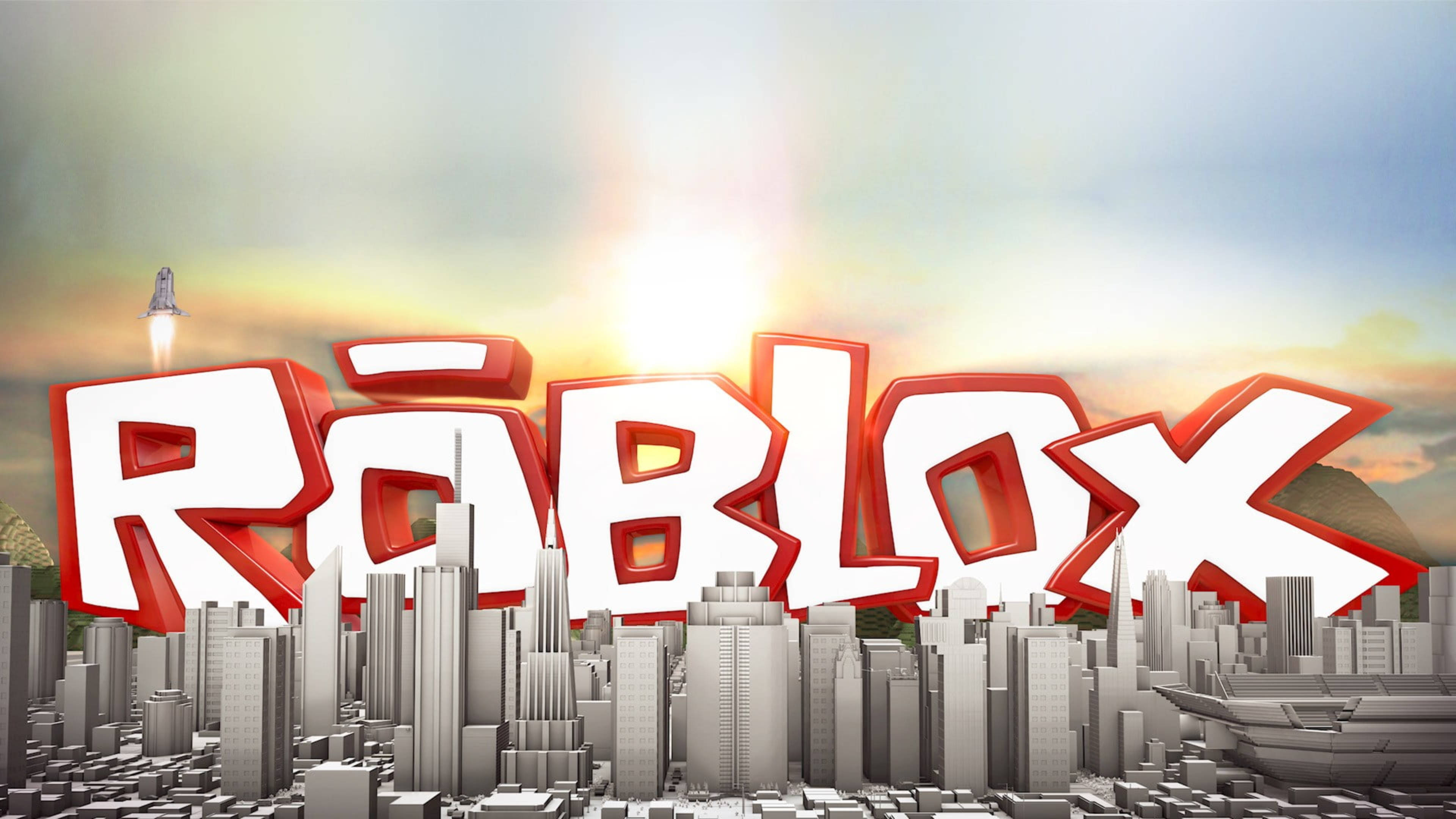 Ангажирай се, Създавай, Вдъхновявай – Roblox 4K гейминг постер Тапет