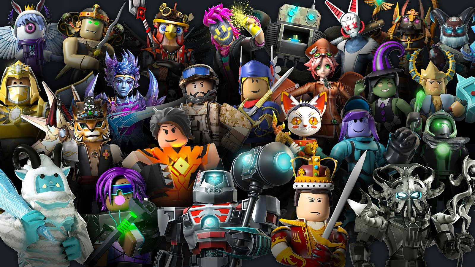 Група аватари от Roblox Тапет