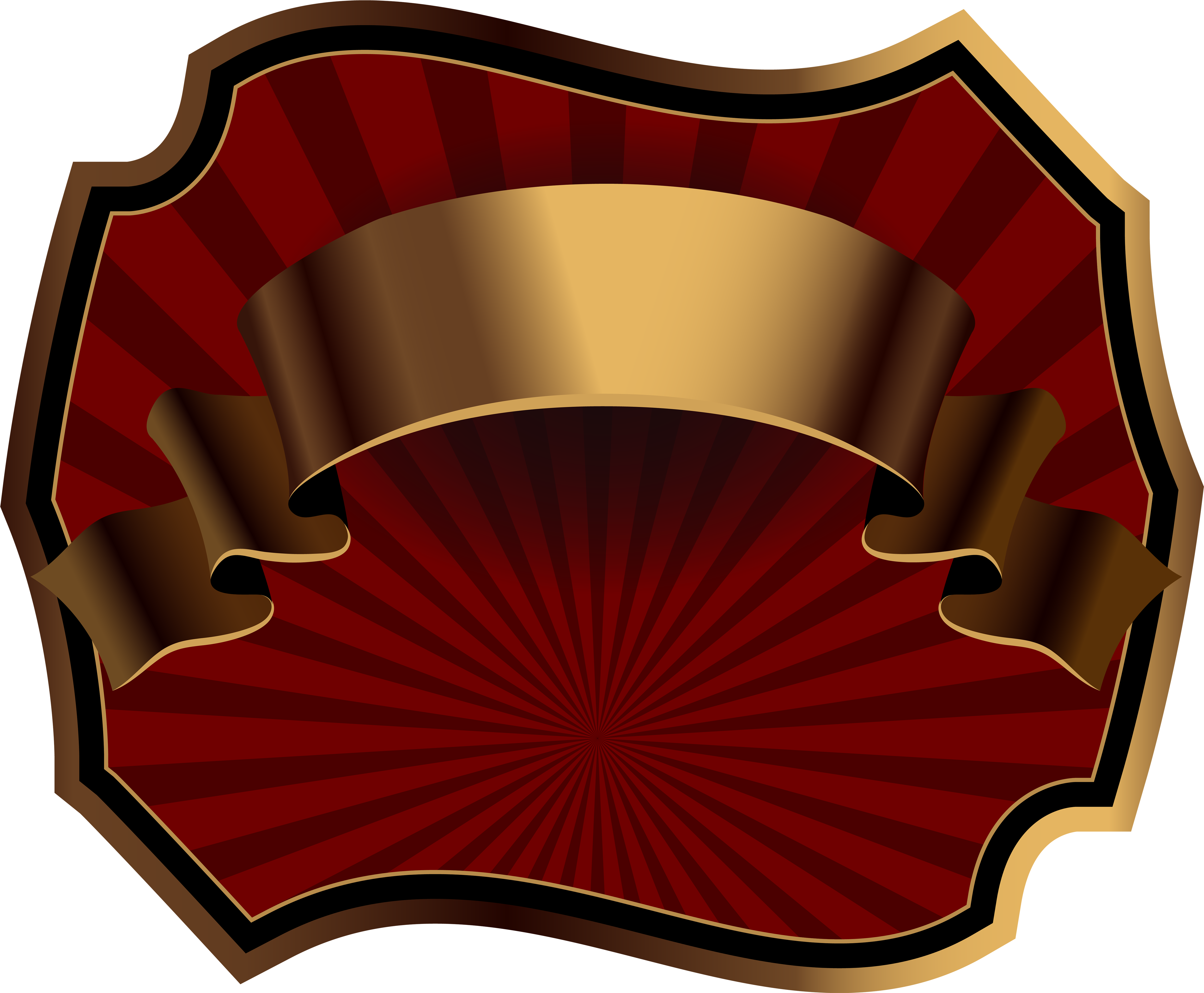 Дизайн златна червена значка Roblox Тапет