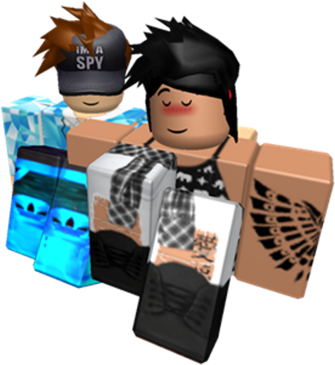 Аватари от Roblox позират Тапет