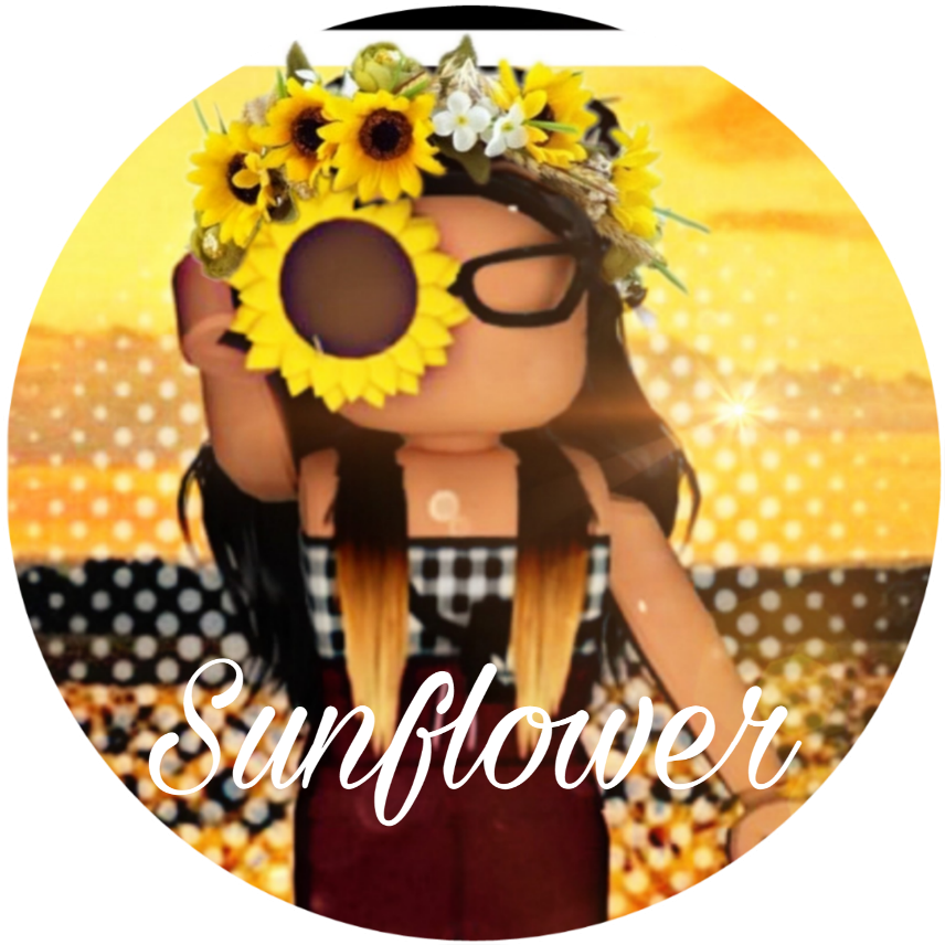 Профил на аватар със слънчоглед от Roblox Тапет