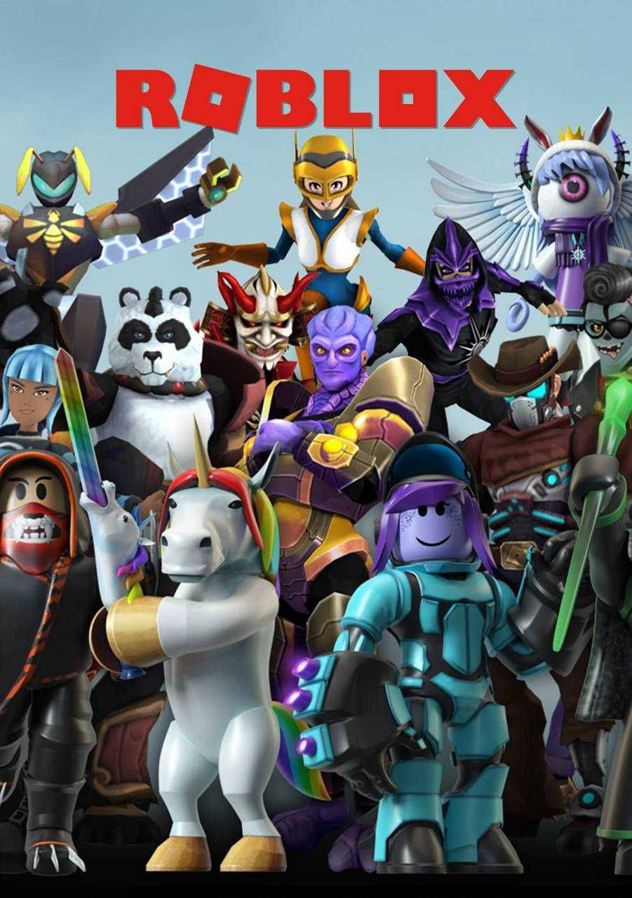 Готини митични същества от Roblox Тапет