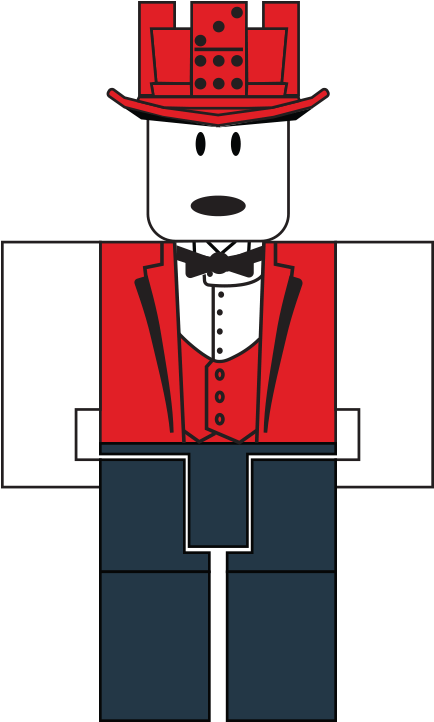 Roblox герой в официално облекло Тапет